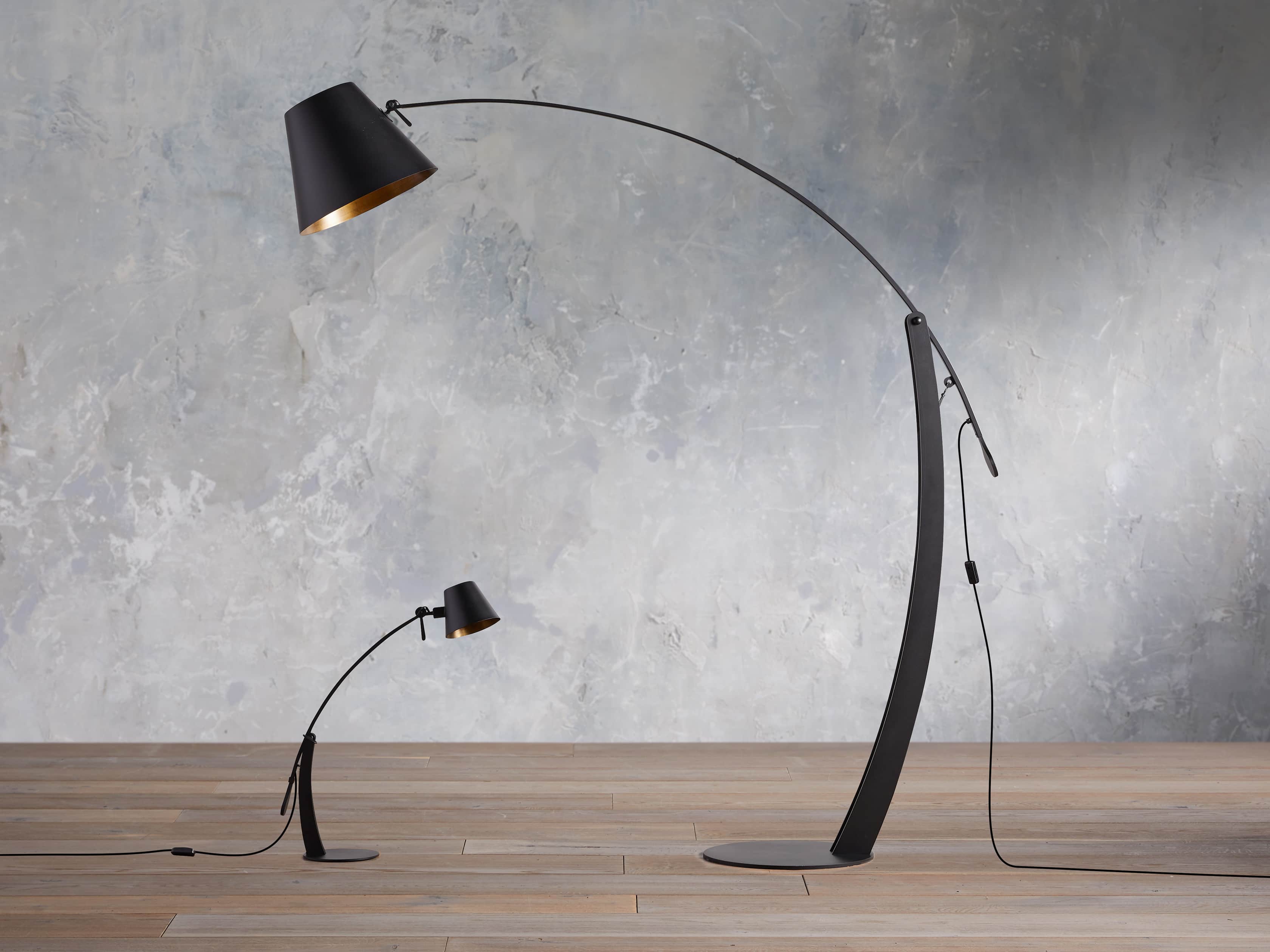 Arcadia Arc Floor Lamp in Bronze, slide 6 of 7