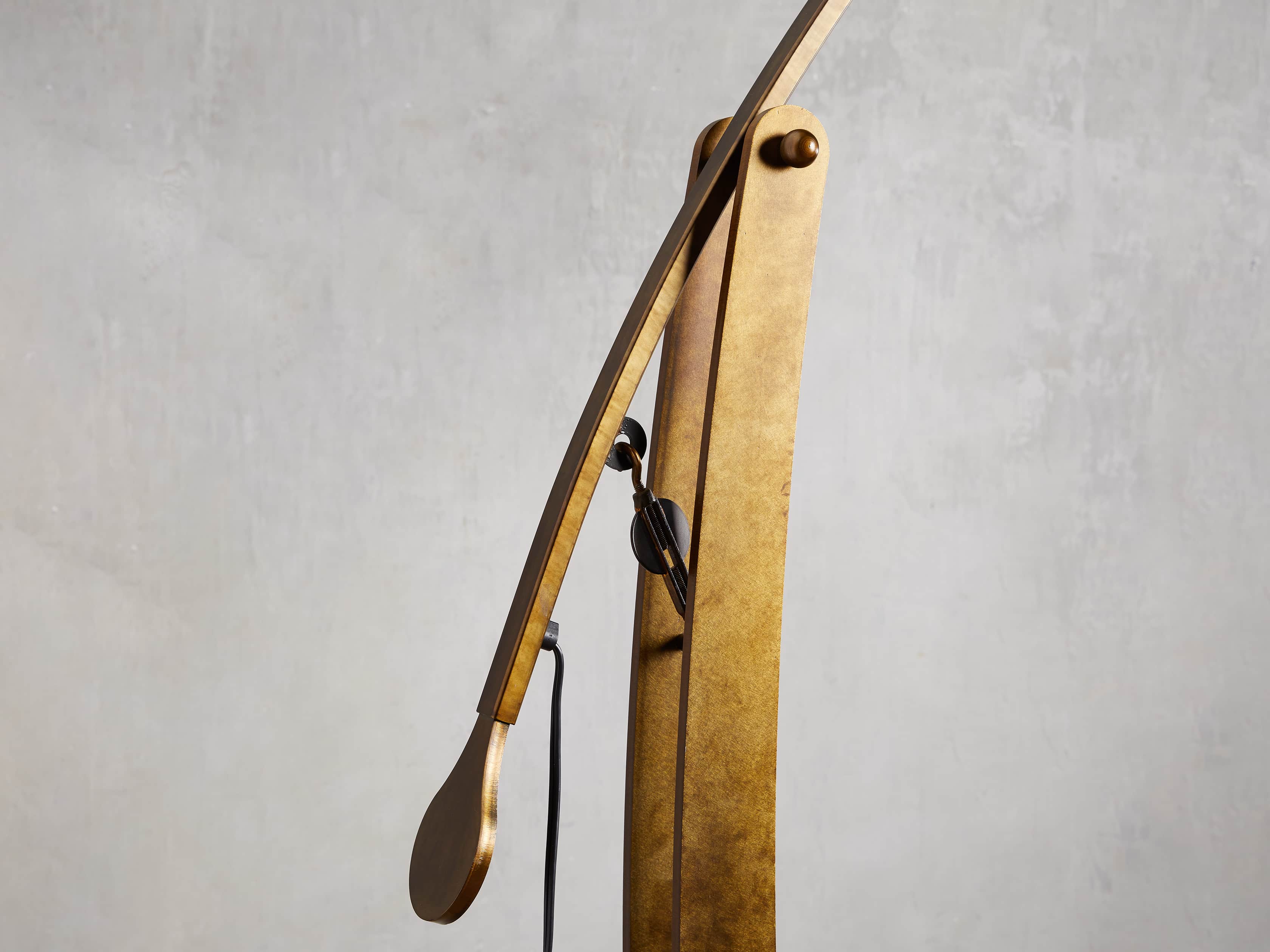 Arcadia Arc Floor Lamp in Bronze, slide 5 of 8
