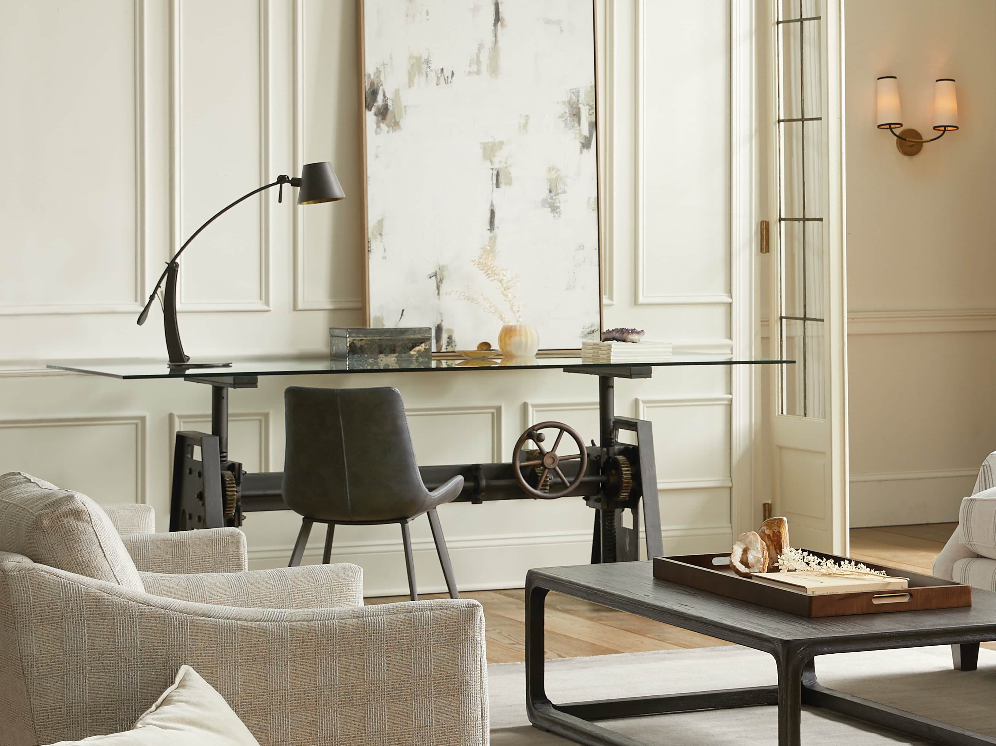 Arcadia Arc Table Lamp in Black, slide 6 of 6