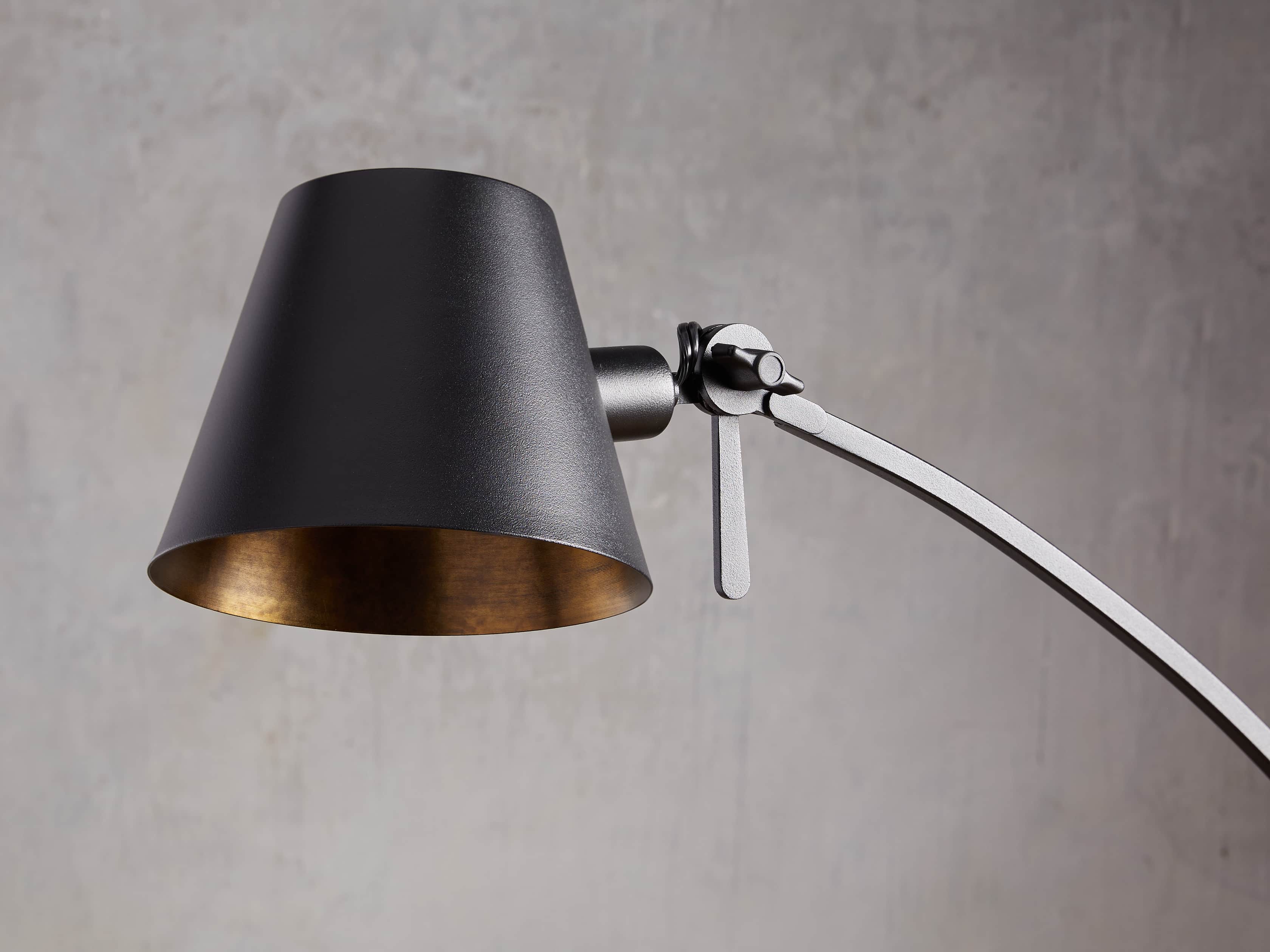 Arcadia Arc Table Lamp in Black, slide 4 of 5