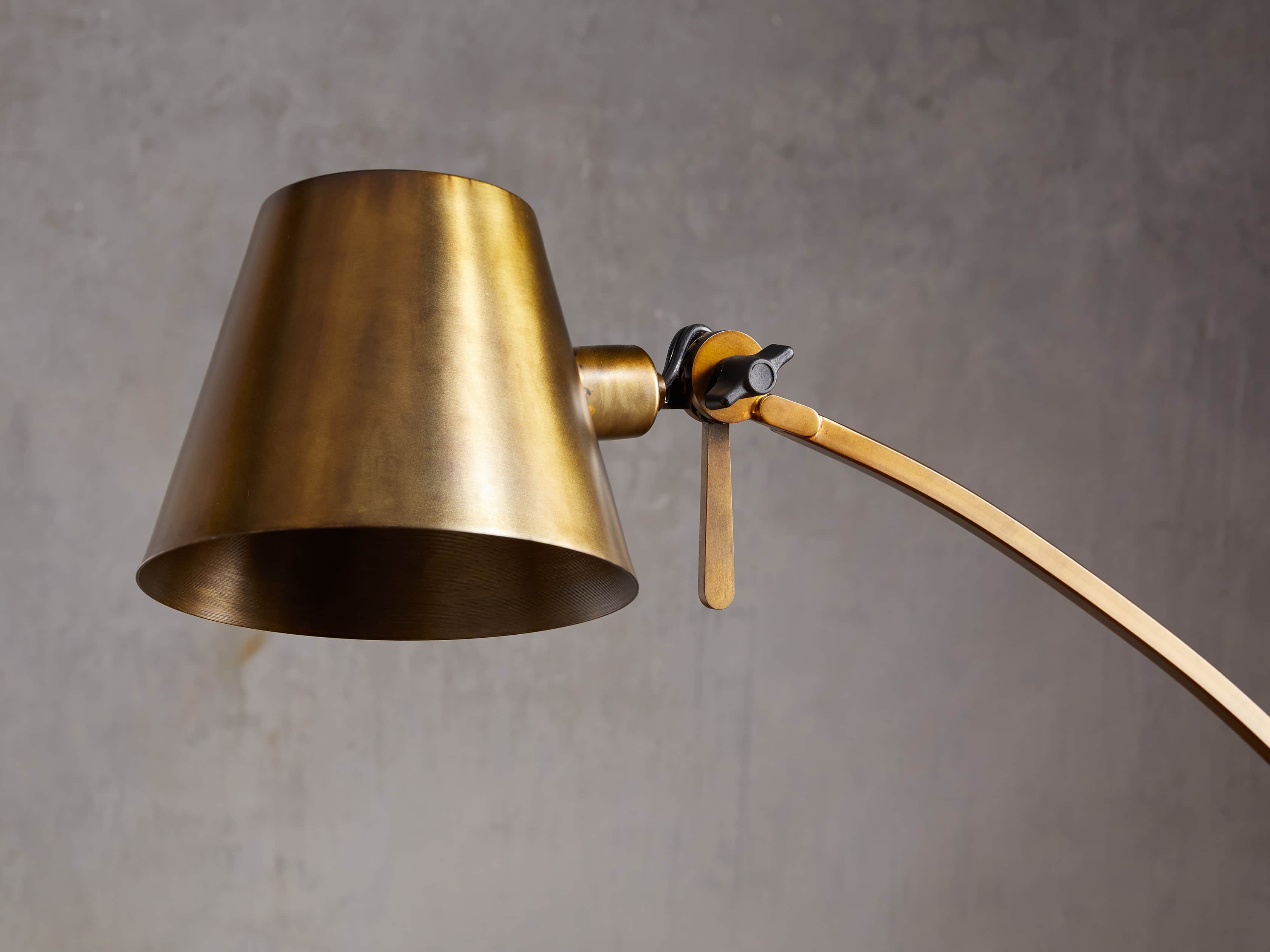 Arcadia Arc Table Lamp in Bronze, slide 4 of 5
