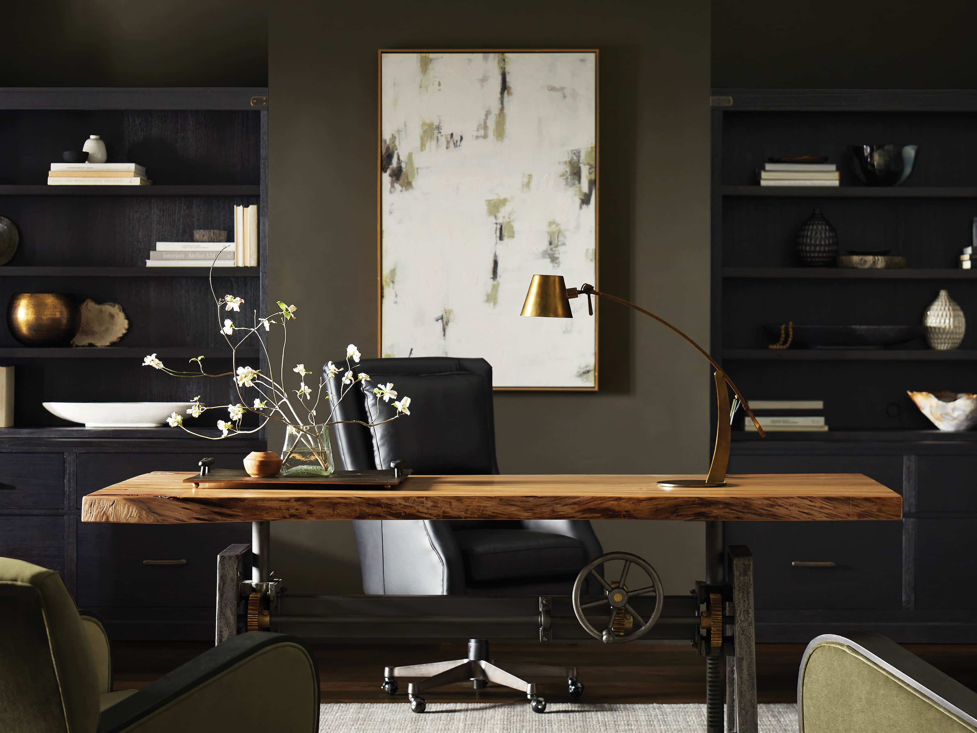 Arcadia Arc Table Lamp in Bronze, slide 5 of 6