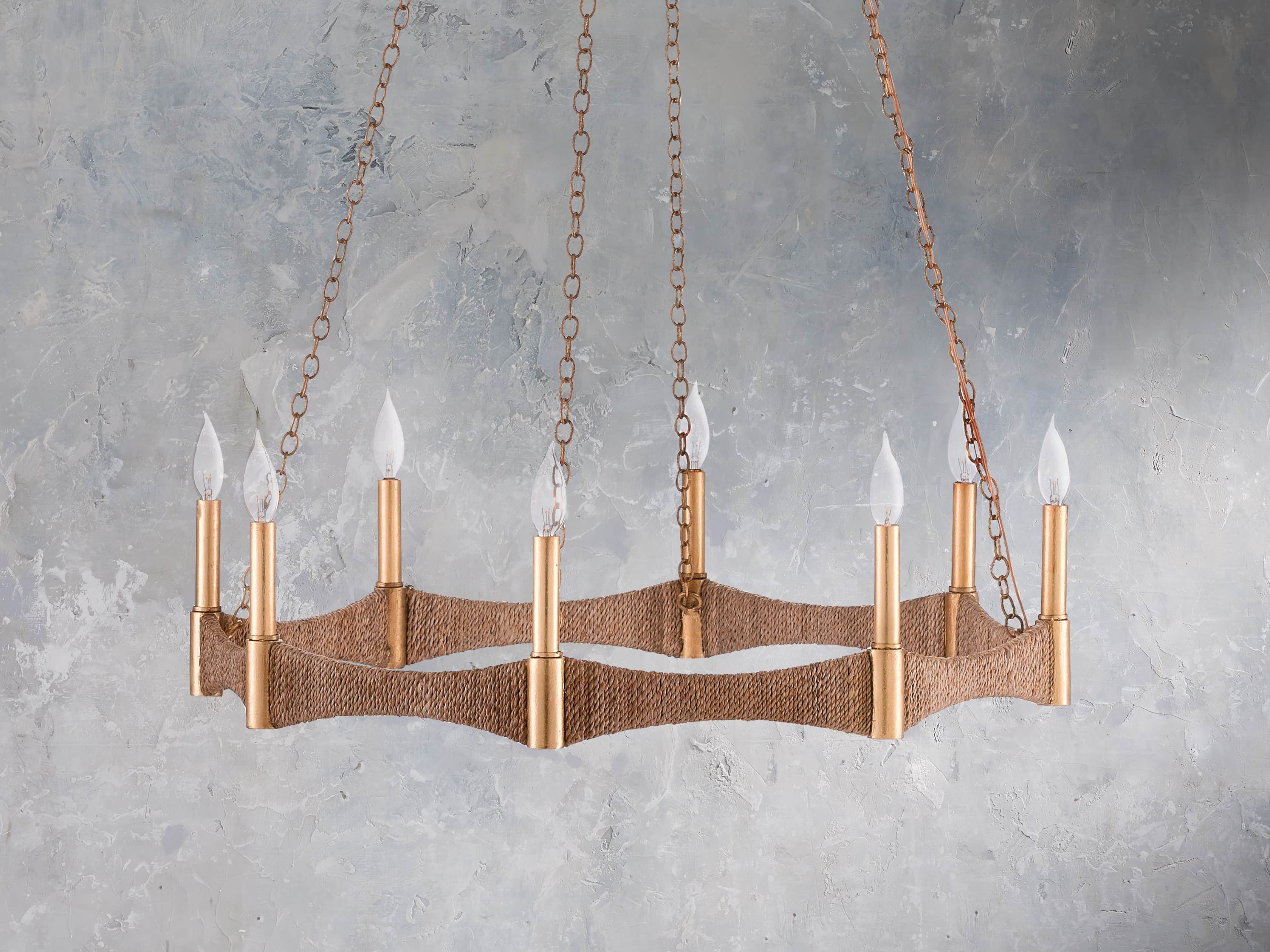 Camila Rope Chandelier, slide 1 of 2