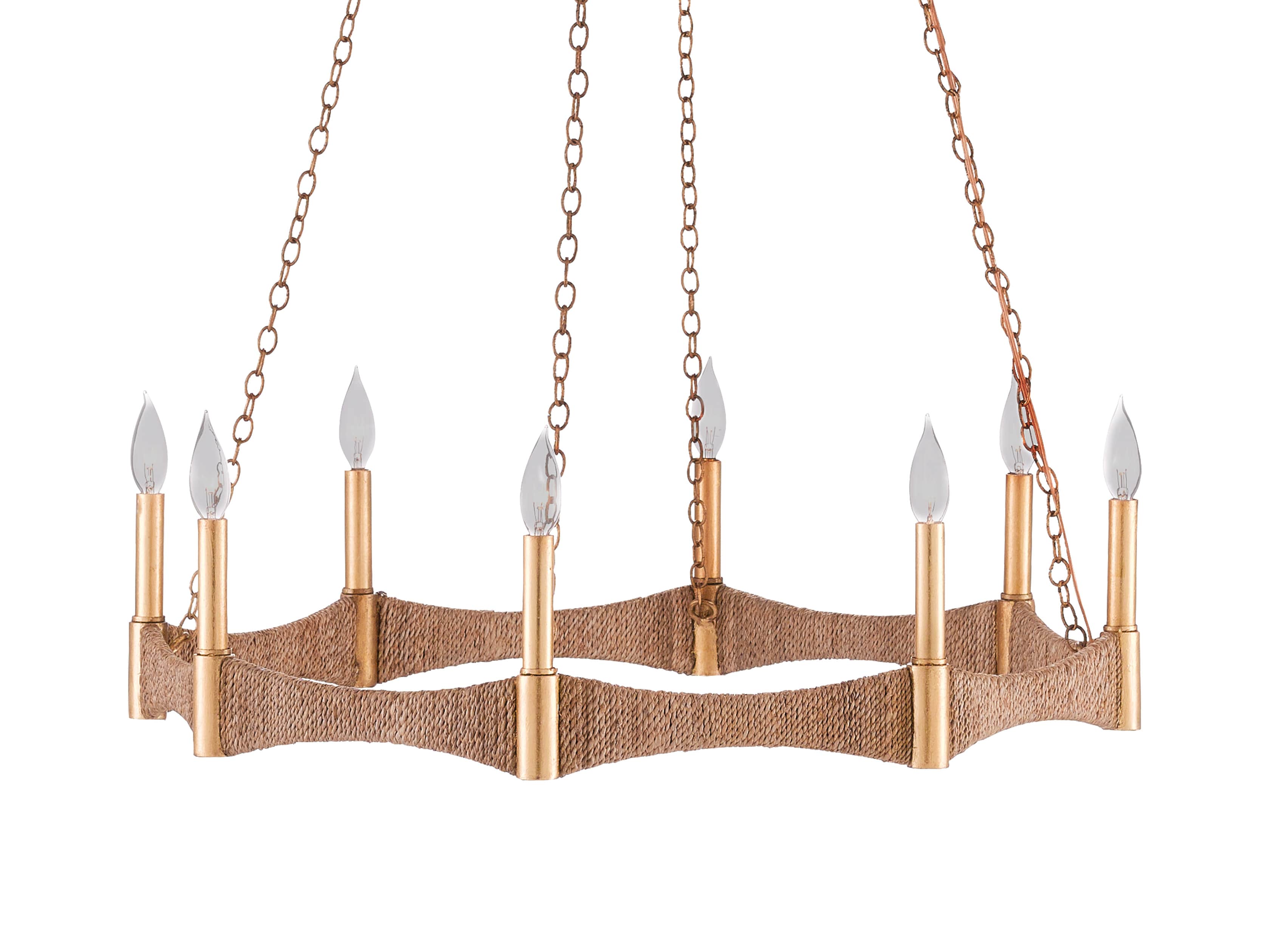 Camila Rope Chandelier, slide 2 of 2