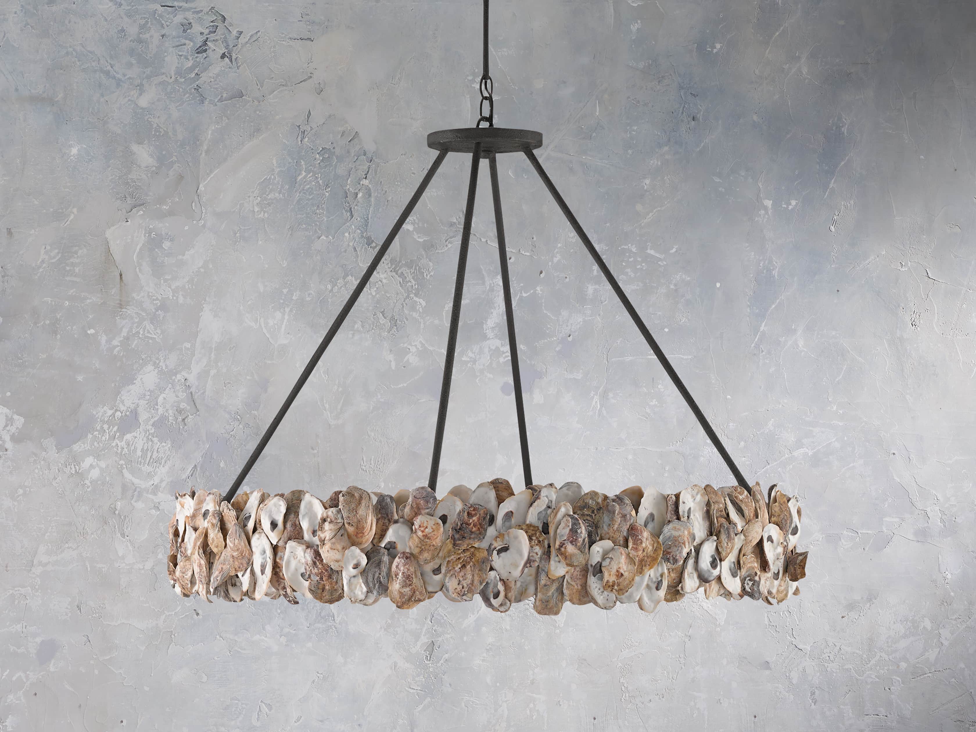 SHELL CHANDELIER, slide 1 of 2