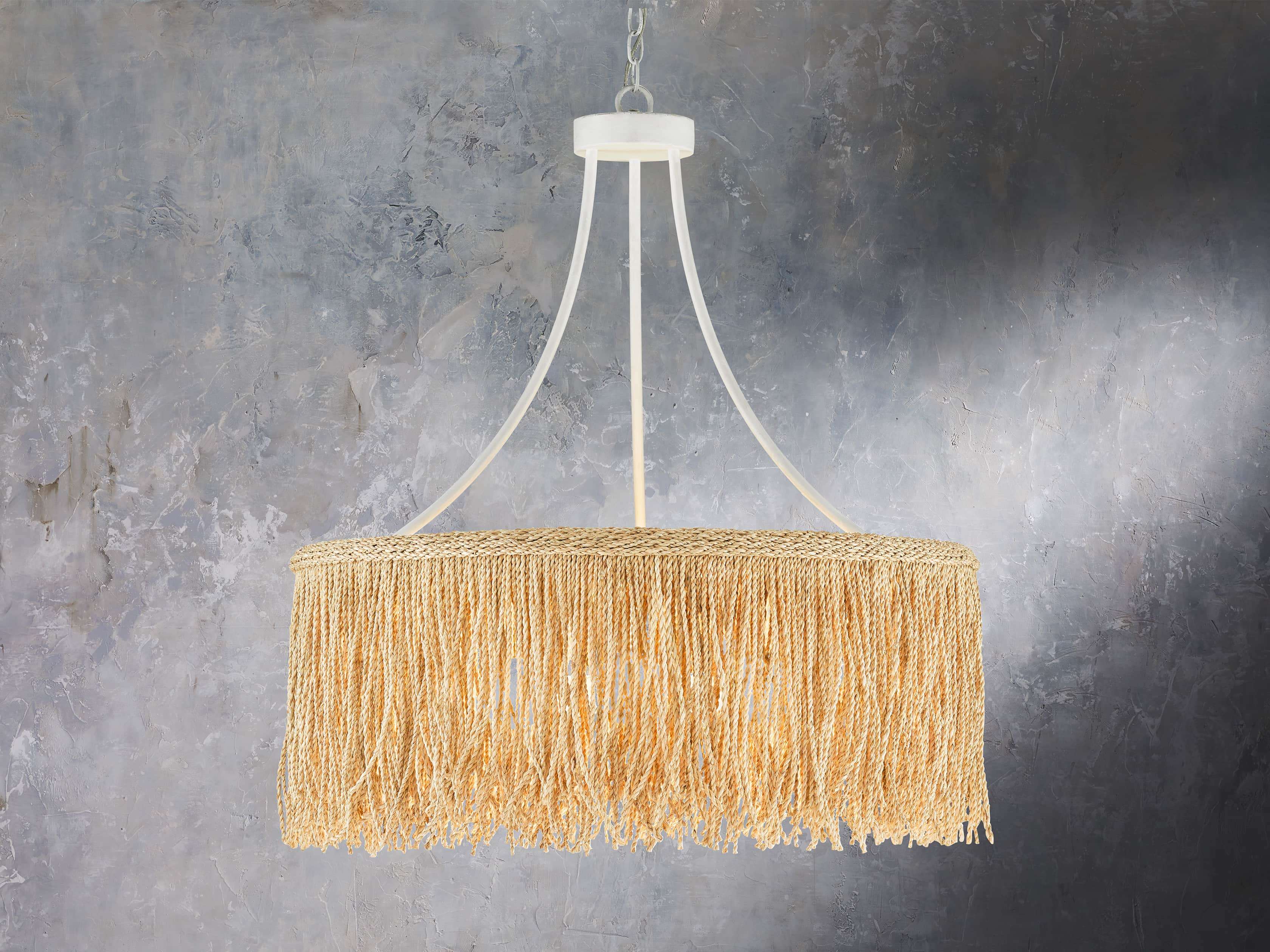 BRAIDED ROPE CHANDELIER, slide 1 of 3