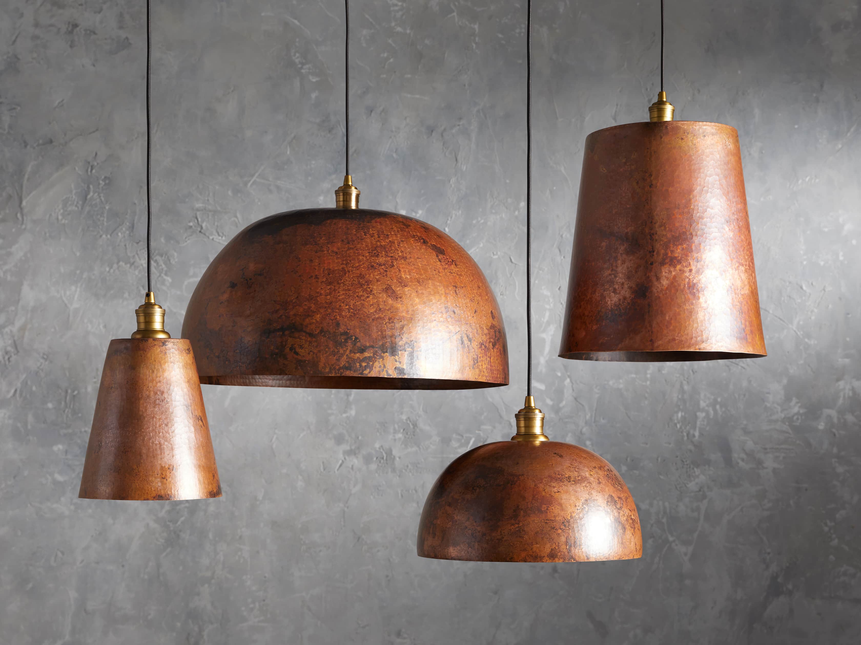 Tapered Copper Pendant | Arhaus