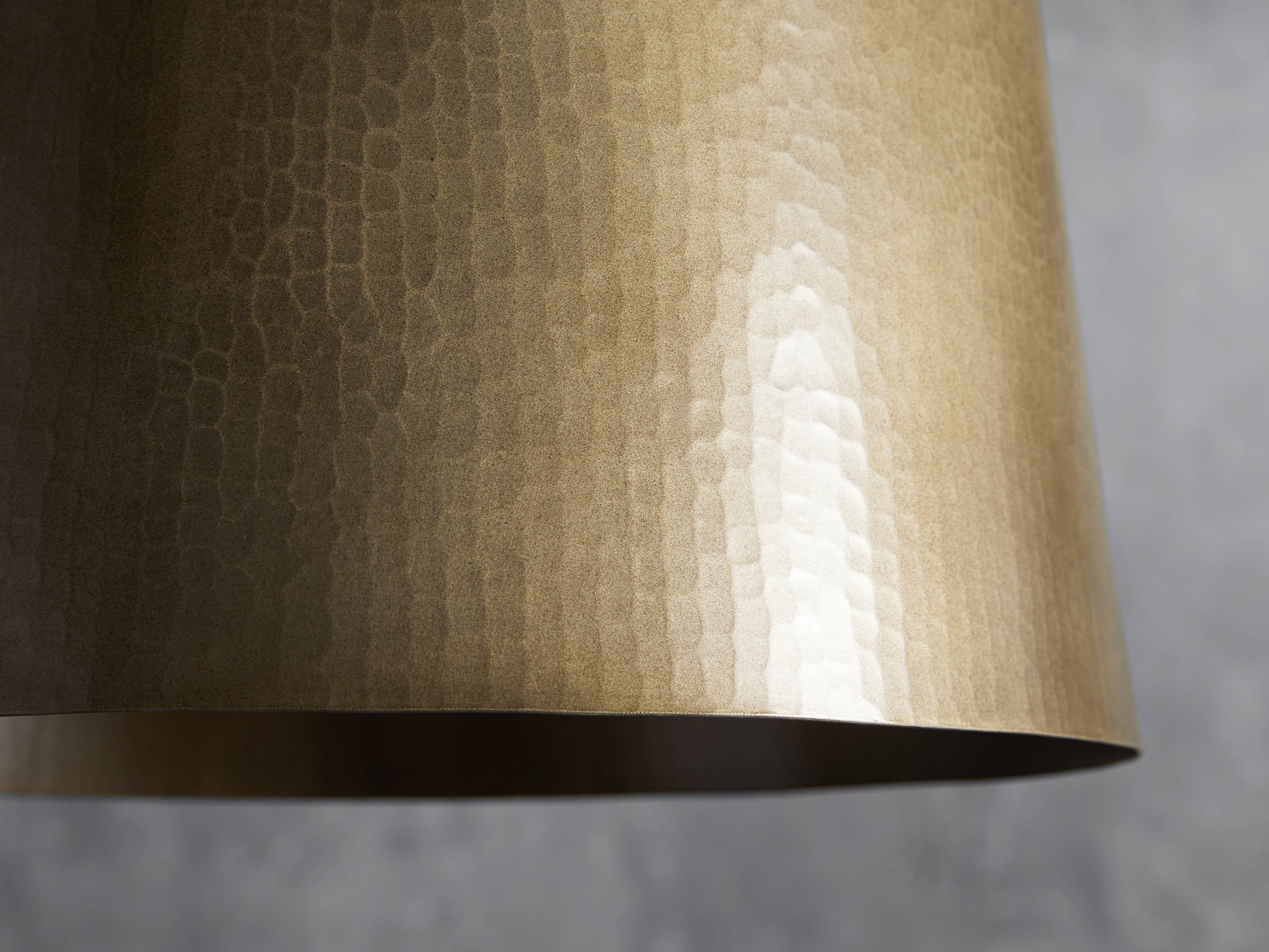 Brass 15" Tapered Pendant, slide 3 of 7