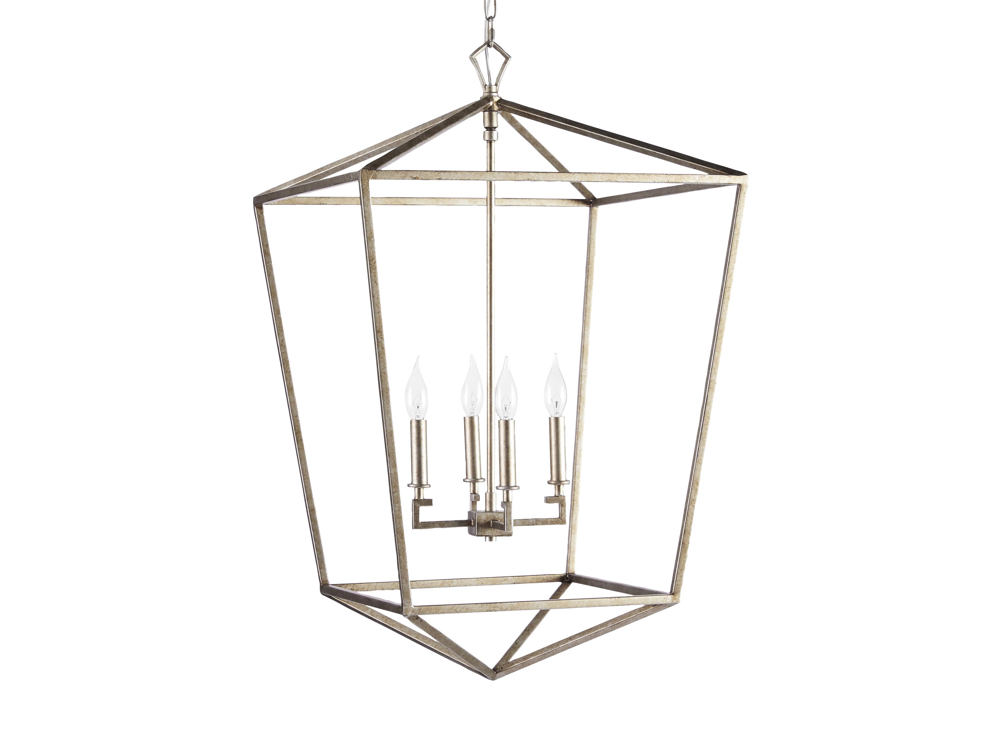 Garnet 33" Chandelier in Silver