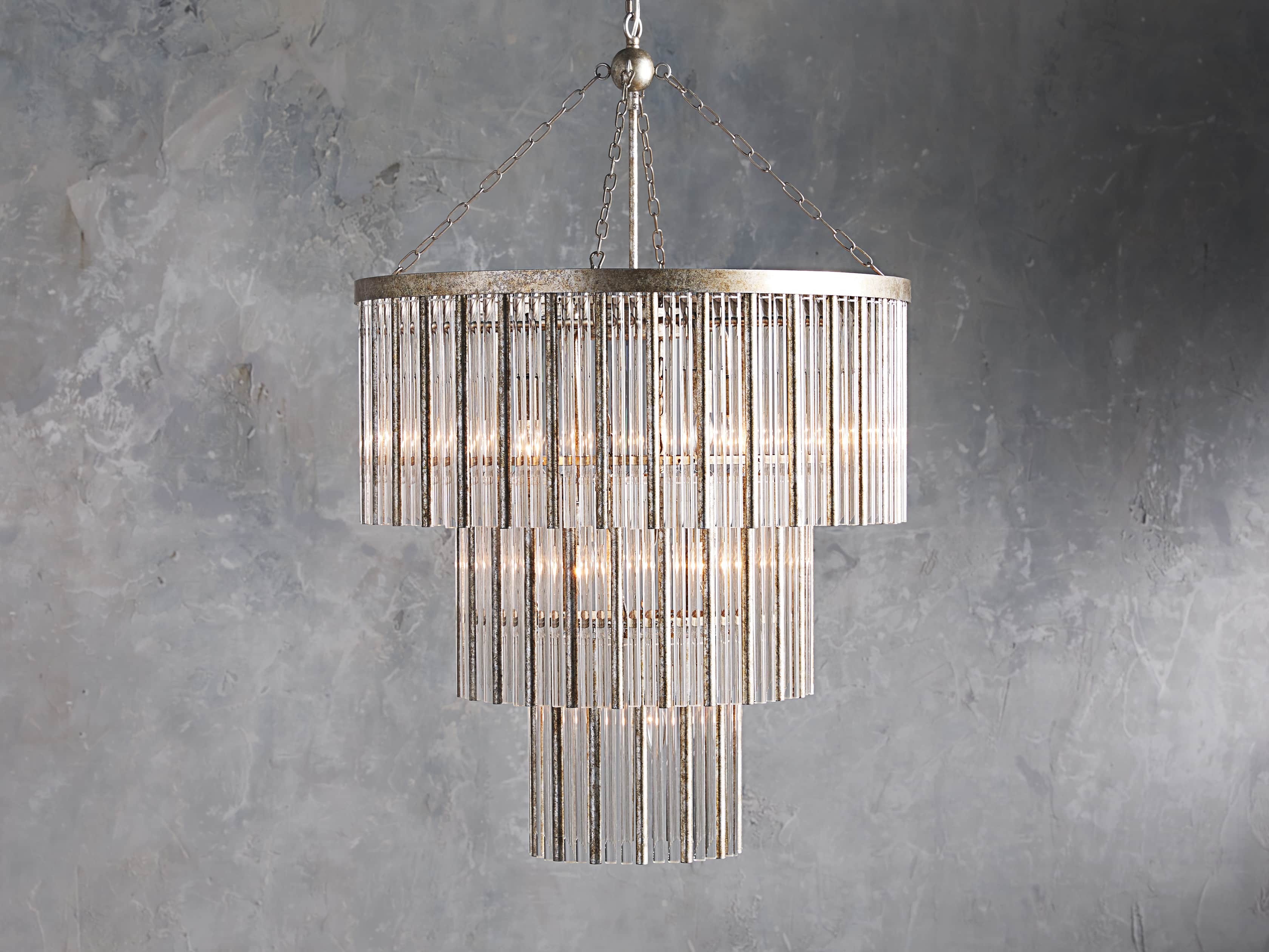 Tiered chandelier deals