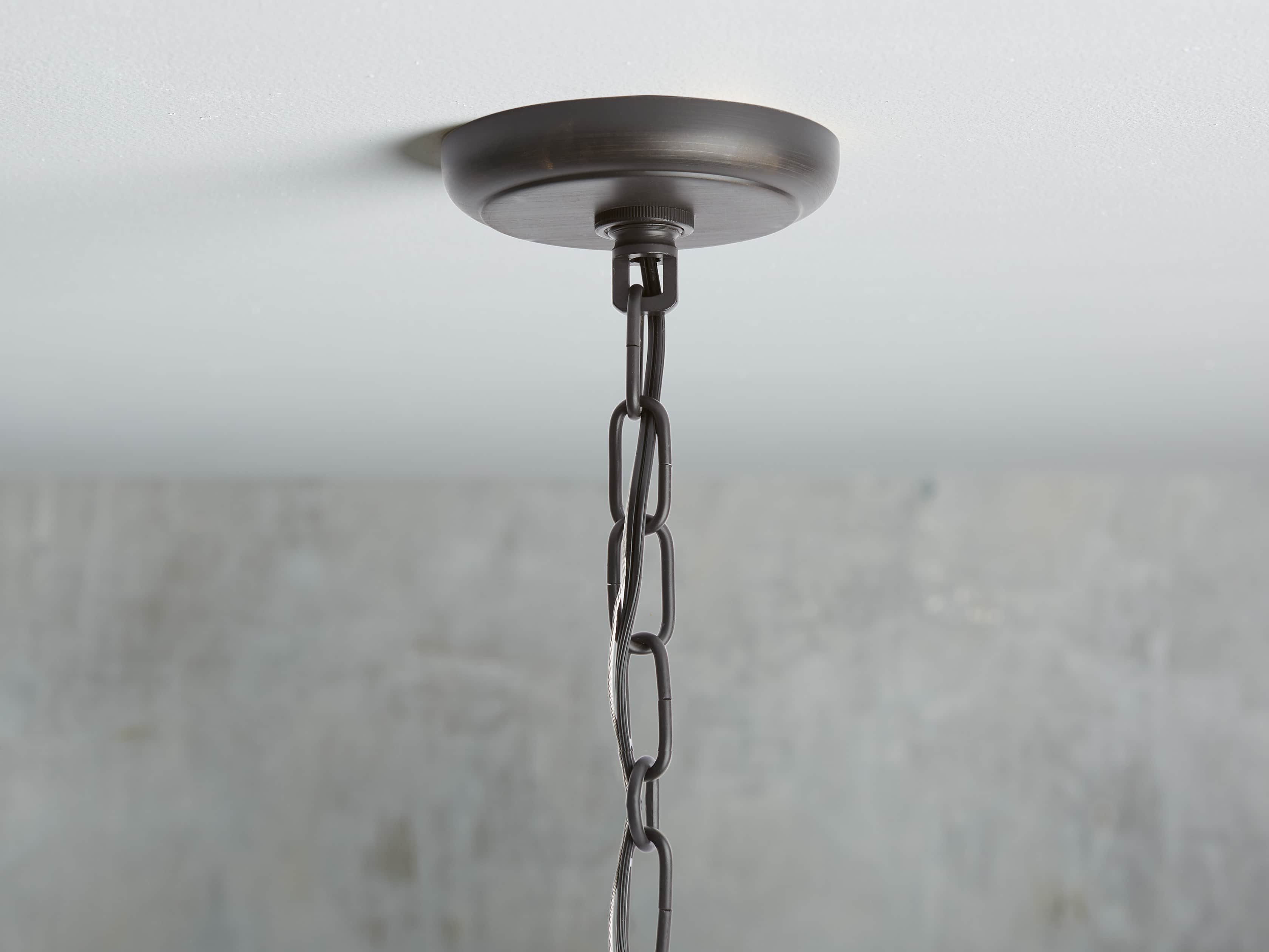 Hemisphere Garnet Lantern in Antique Bronze