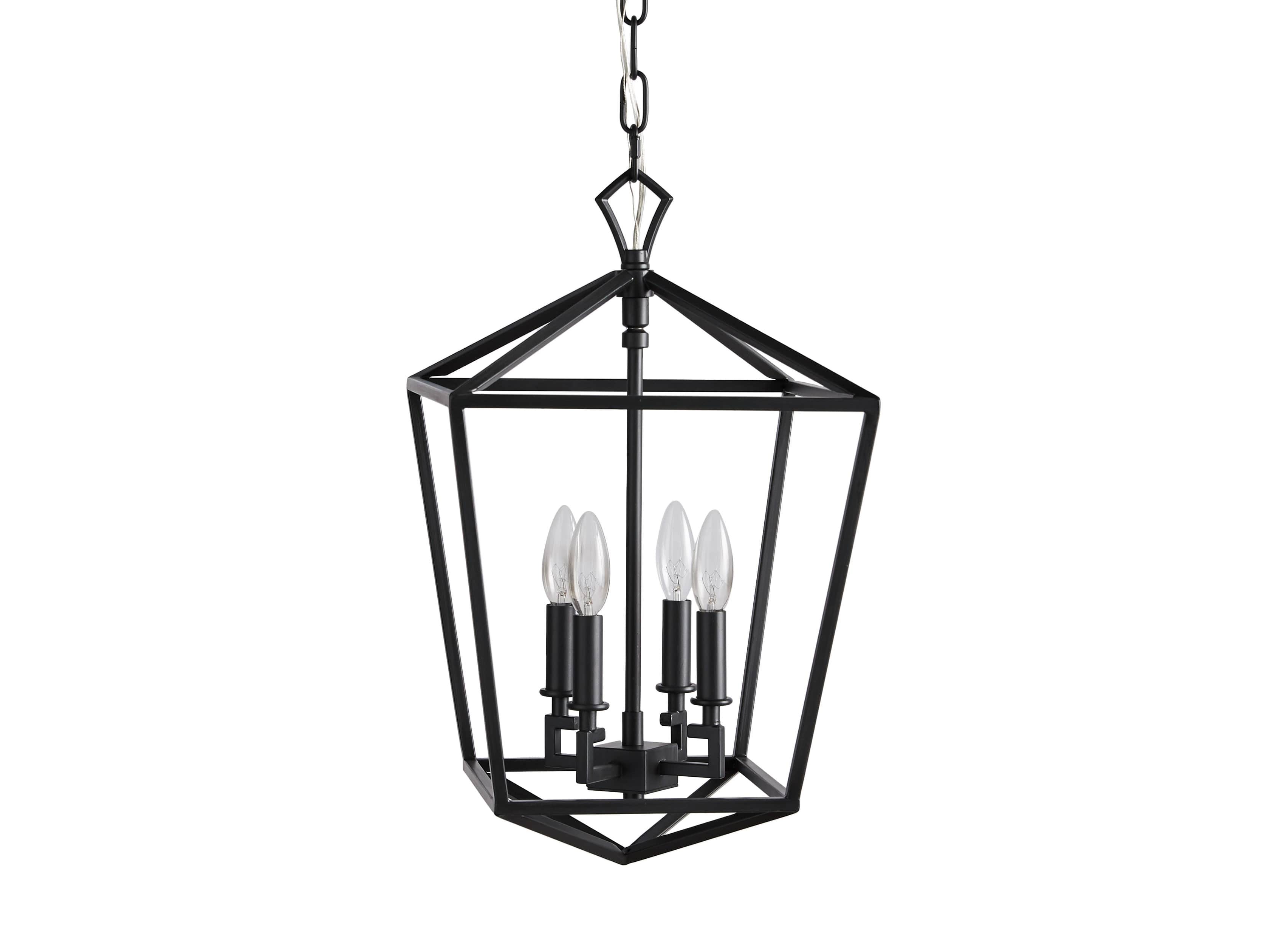 Hemisphere Garnet Lantern in Antique Bronze