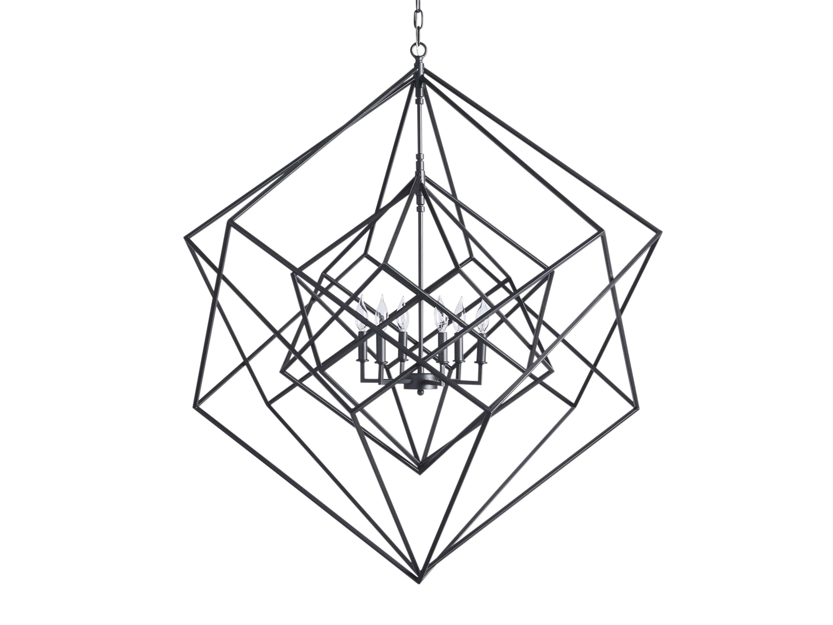 GEODE 48" CHANDELIER IN BRONZE, slide 7 of 7