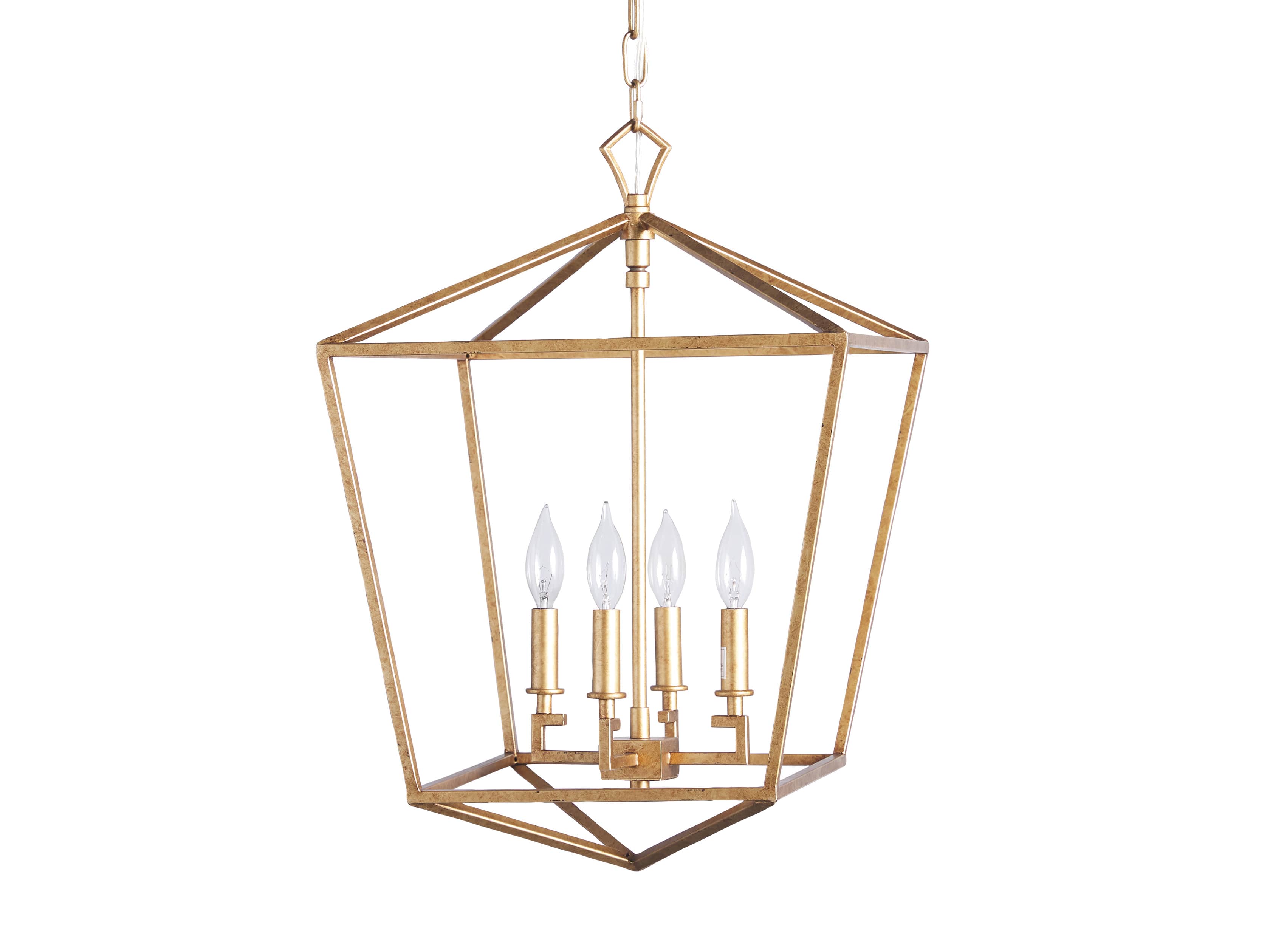 GARNET 24" CHANDELIER IN BRASS, slide 5 of 5