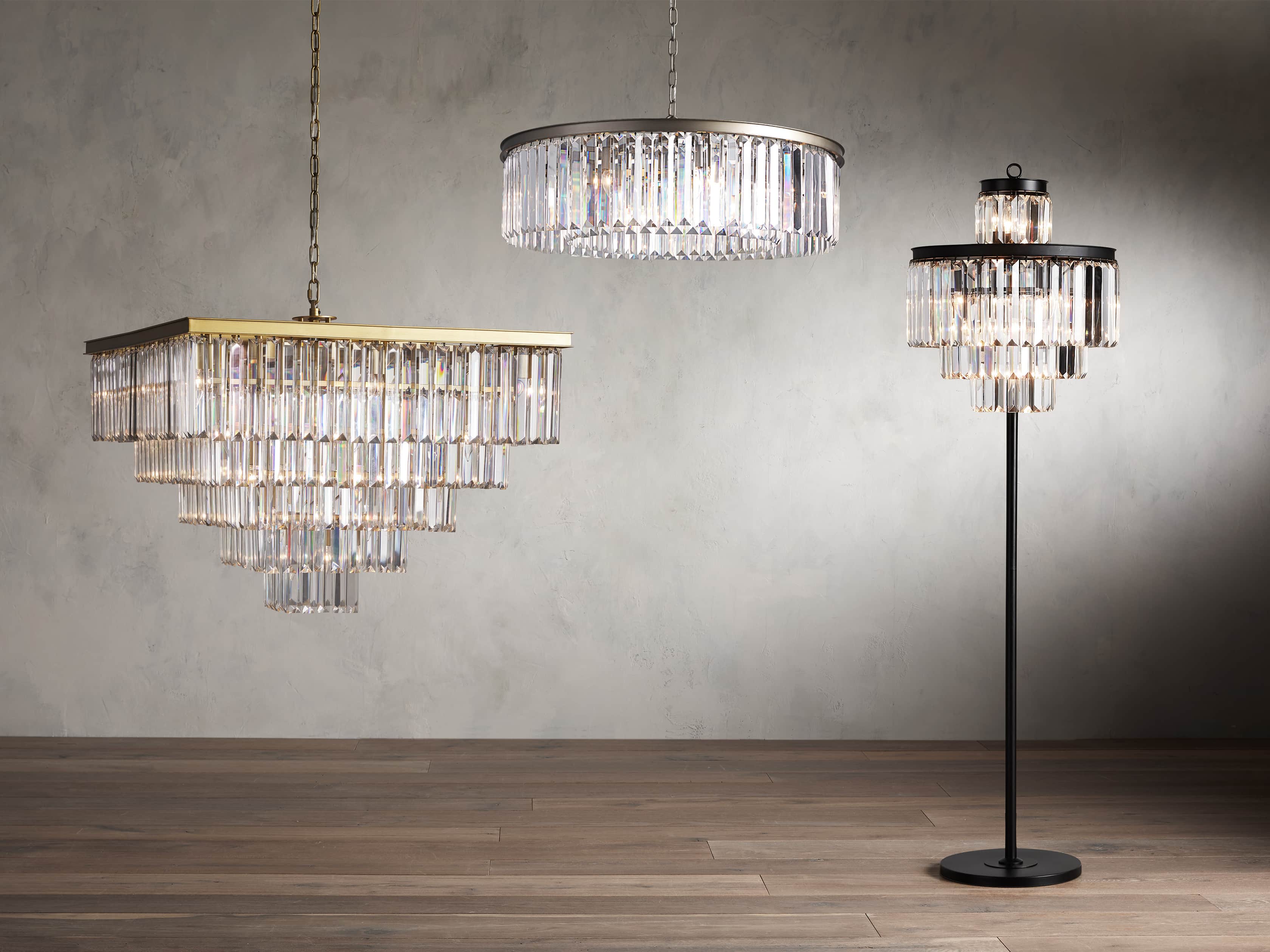 LEYLAND 1-TIER CHANDELIER IN NICKEL, slide 5 of 6