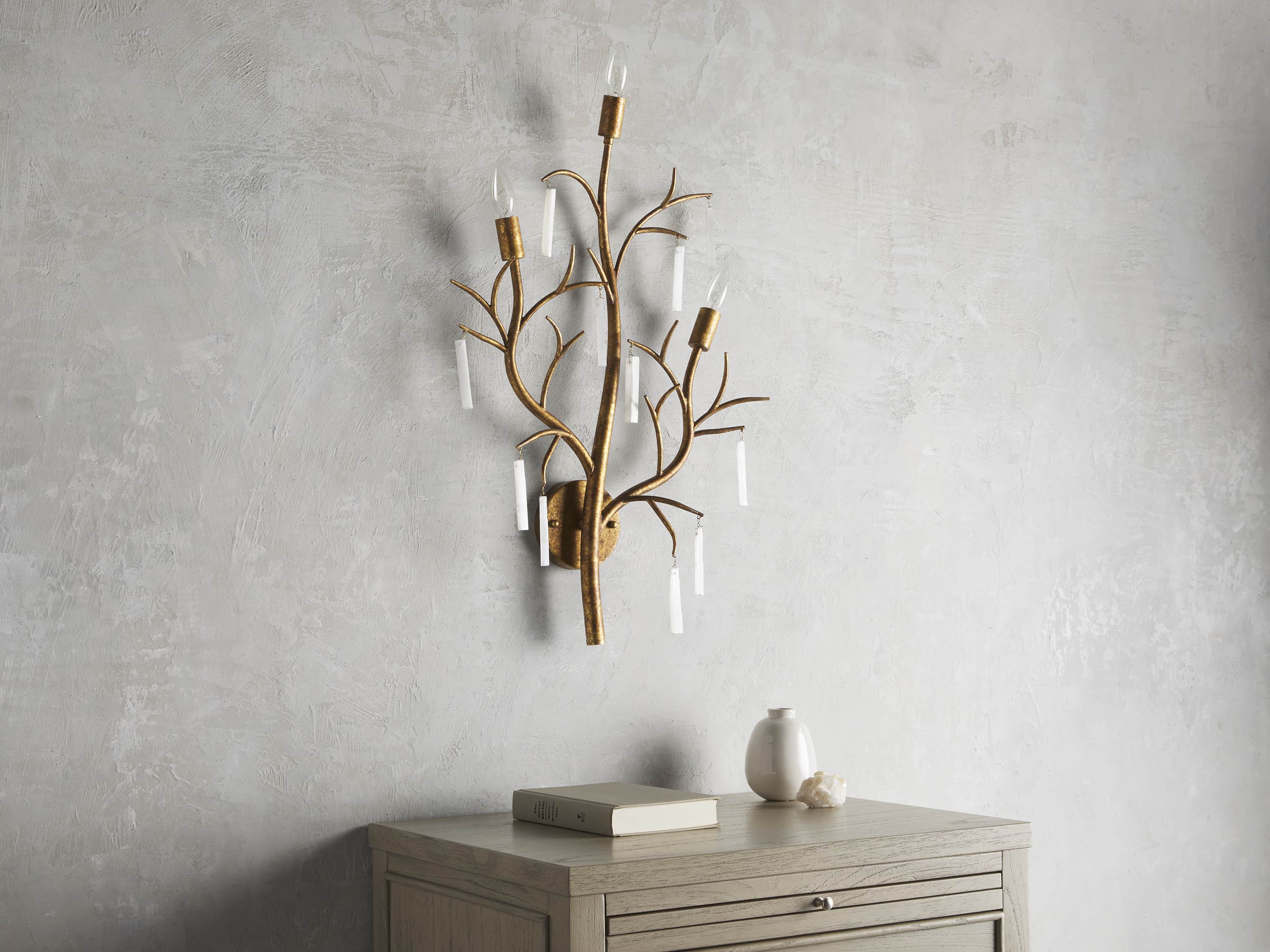 Jada Selenite Wall Sconce, slide 4 of 7