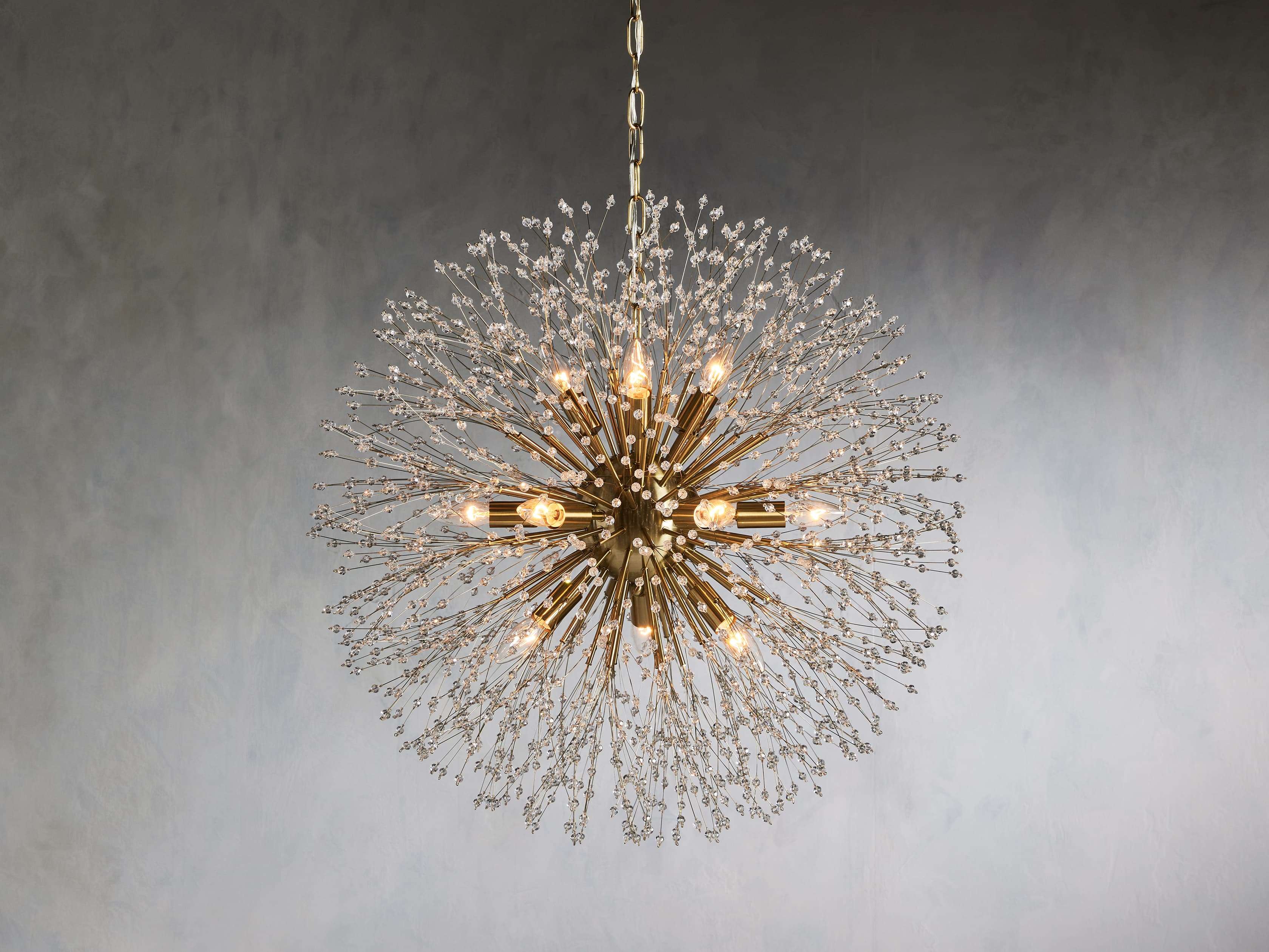 arhaus dandelion chandelier