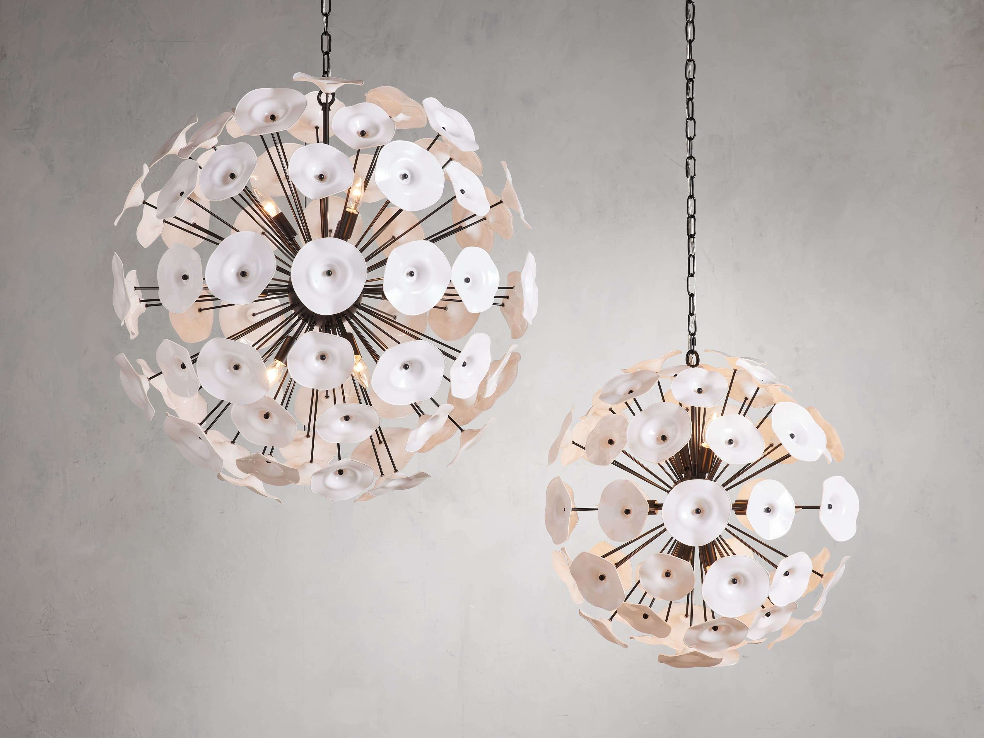 arhaus lily chandelier