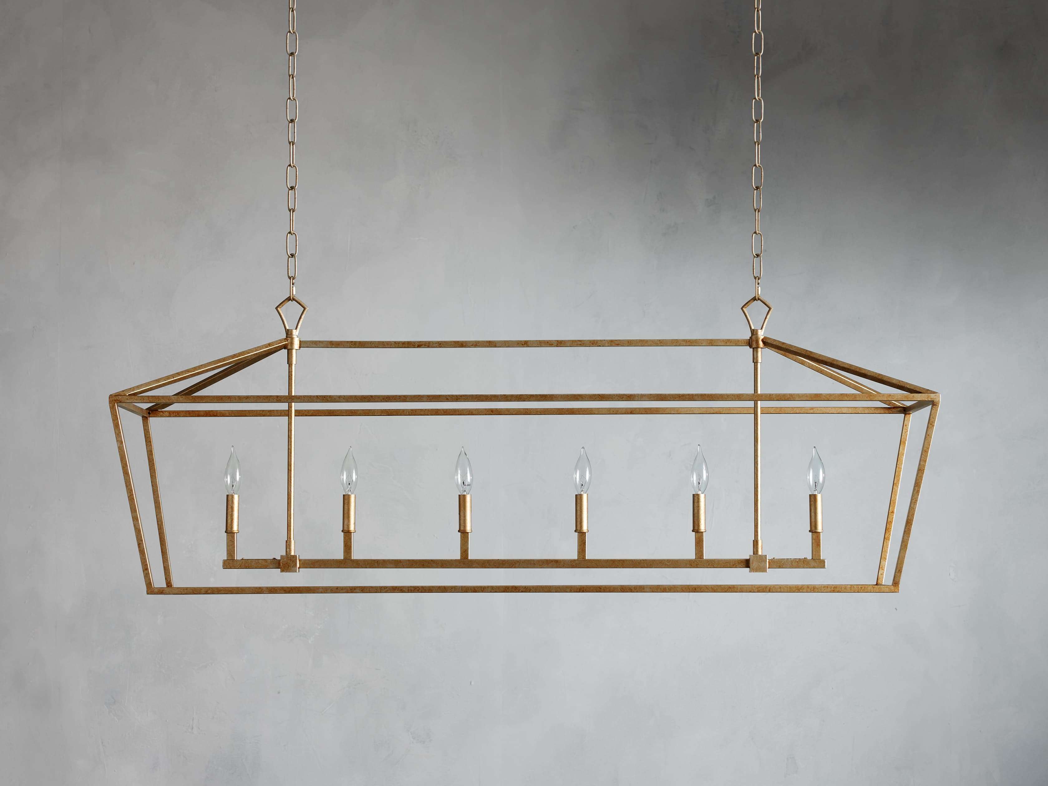 Garnet Rectangular Chandelier