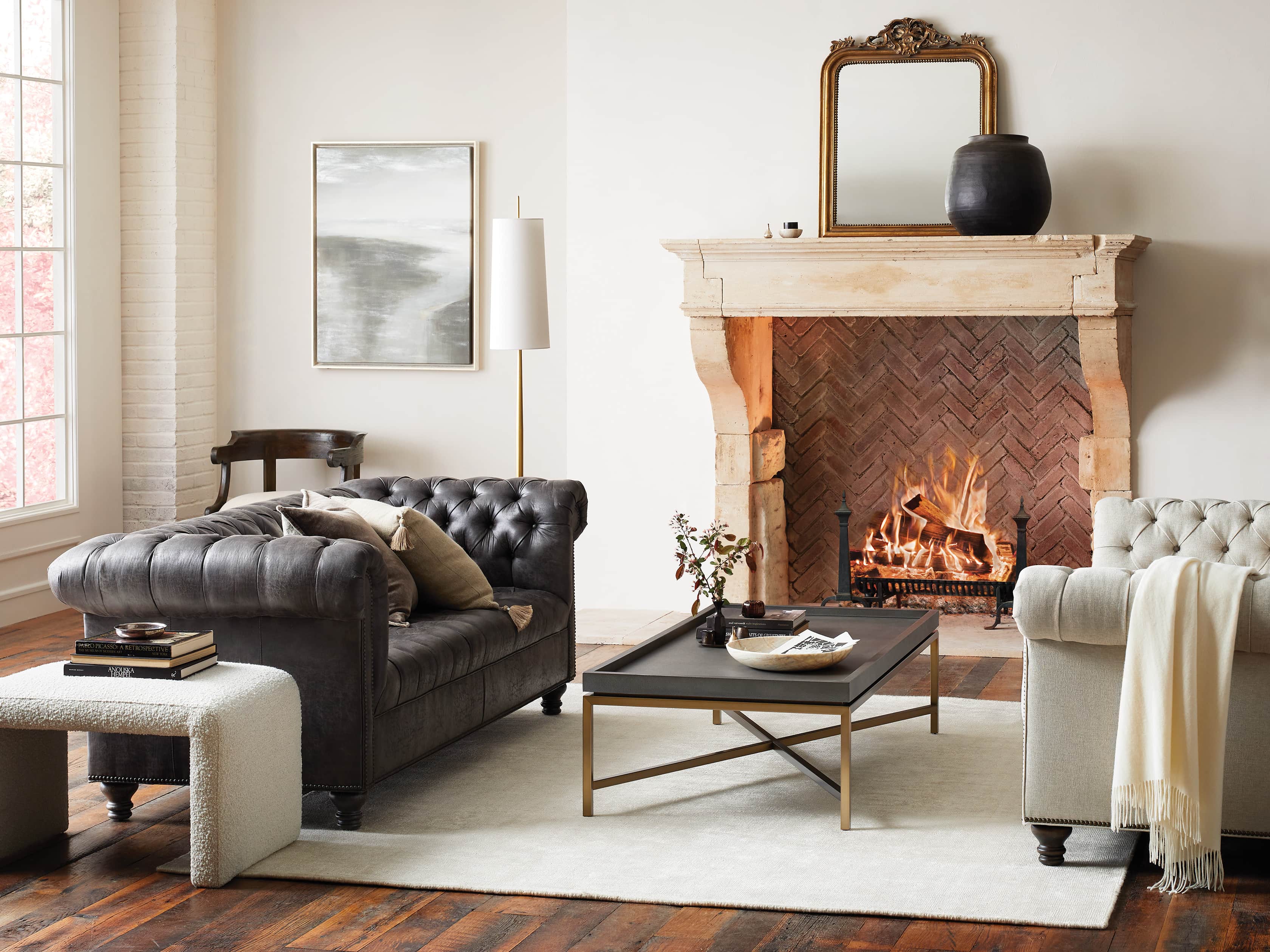 LANCIA FLOOR LAMP IN BRASS, slide 5 of 6