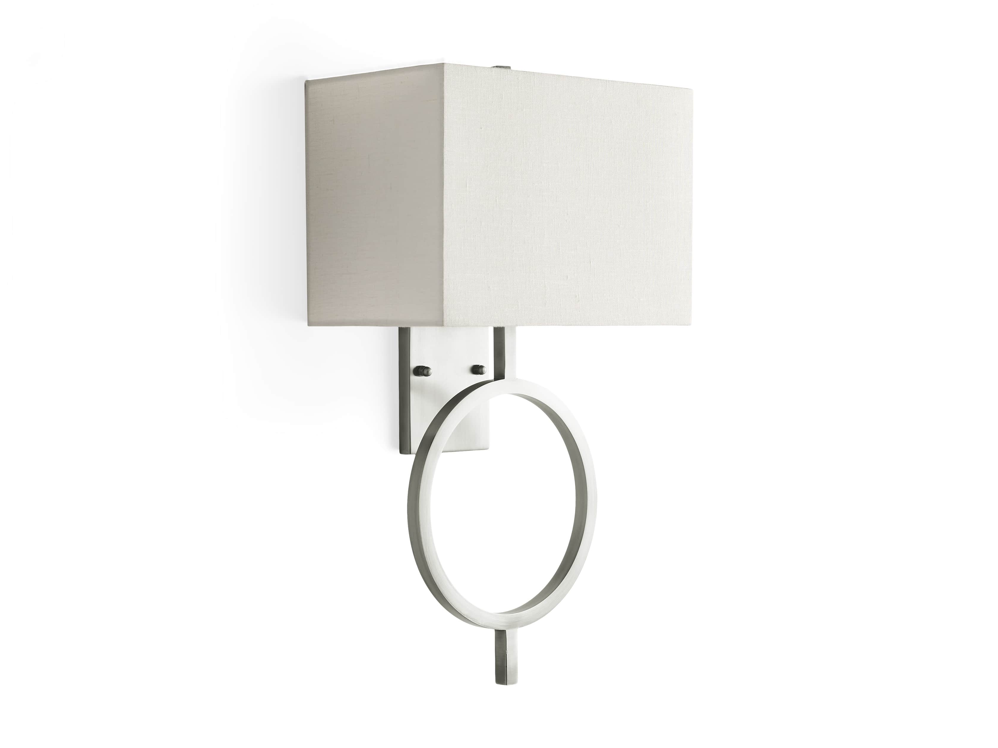 Rhys Nickel Wall Sconce, slide 5 of 6