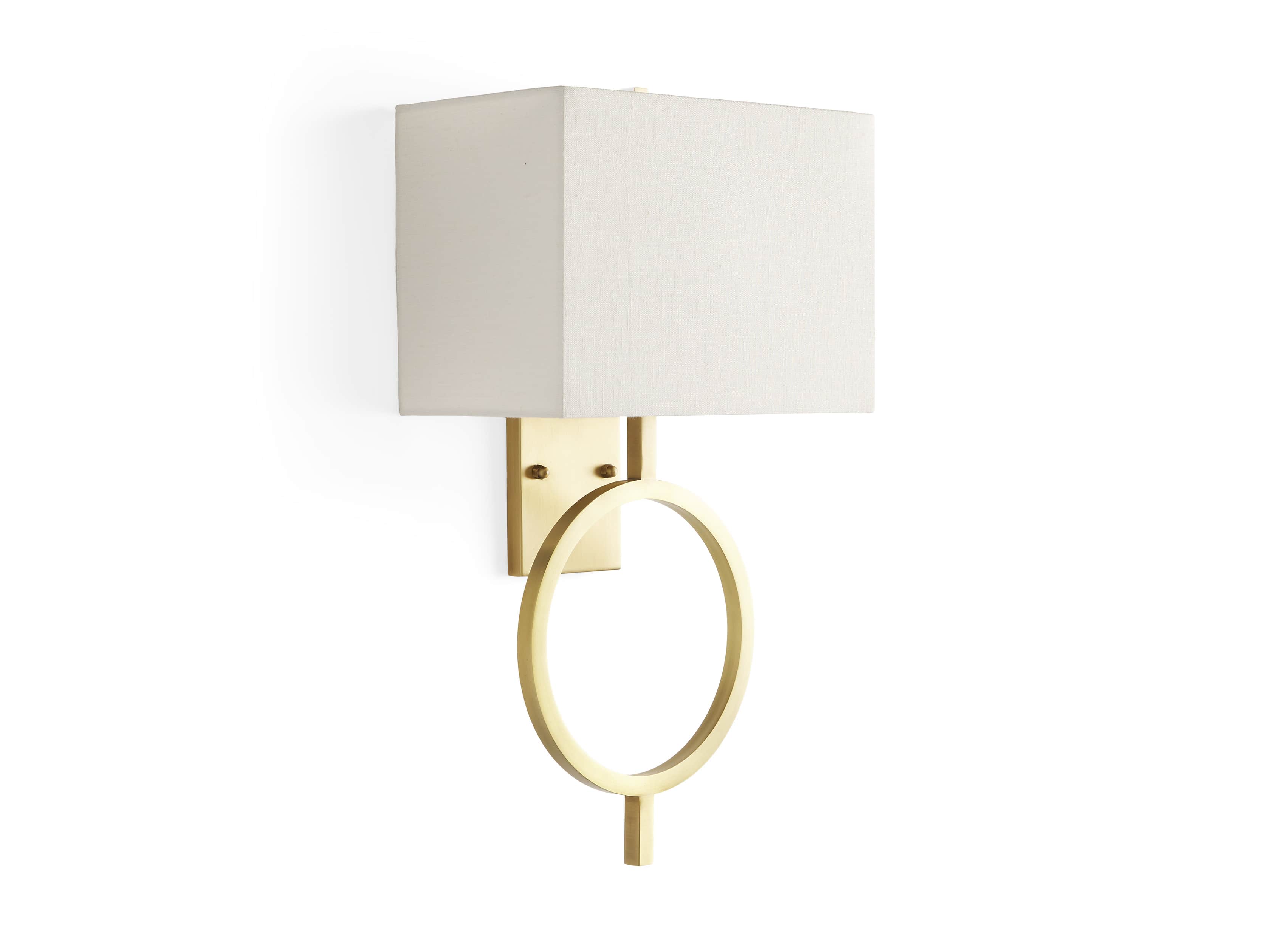 Rhys Brass Wall Sconce, slide 5 of 6