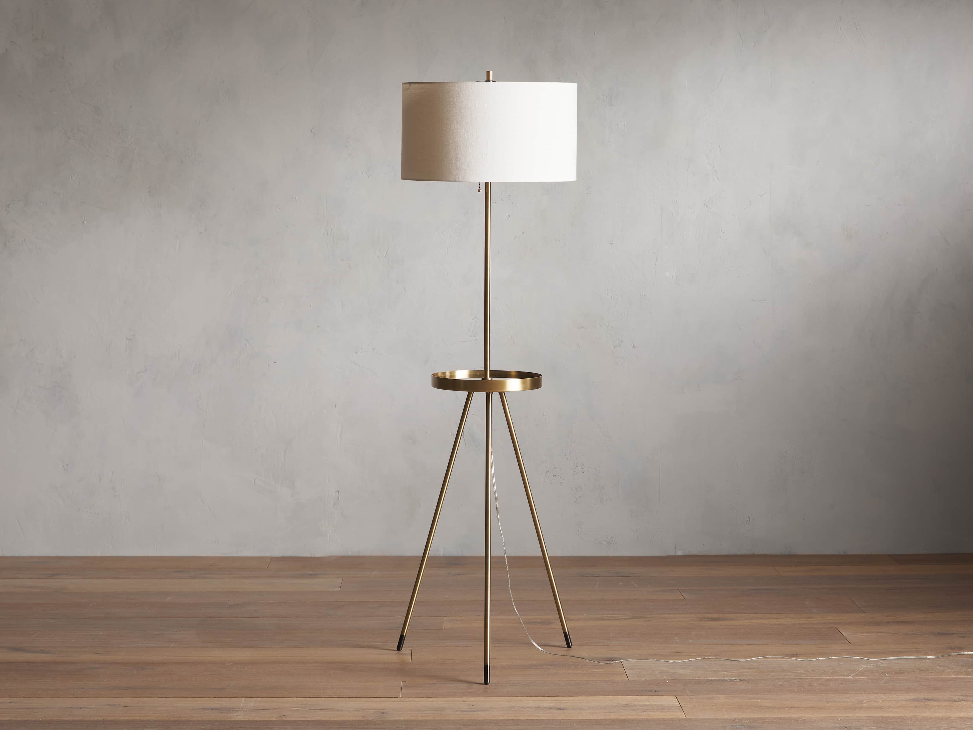 Joleen Brass Floor Lamp – Arhaus