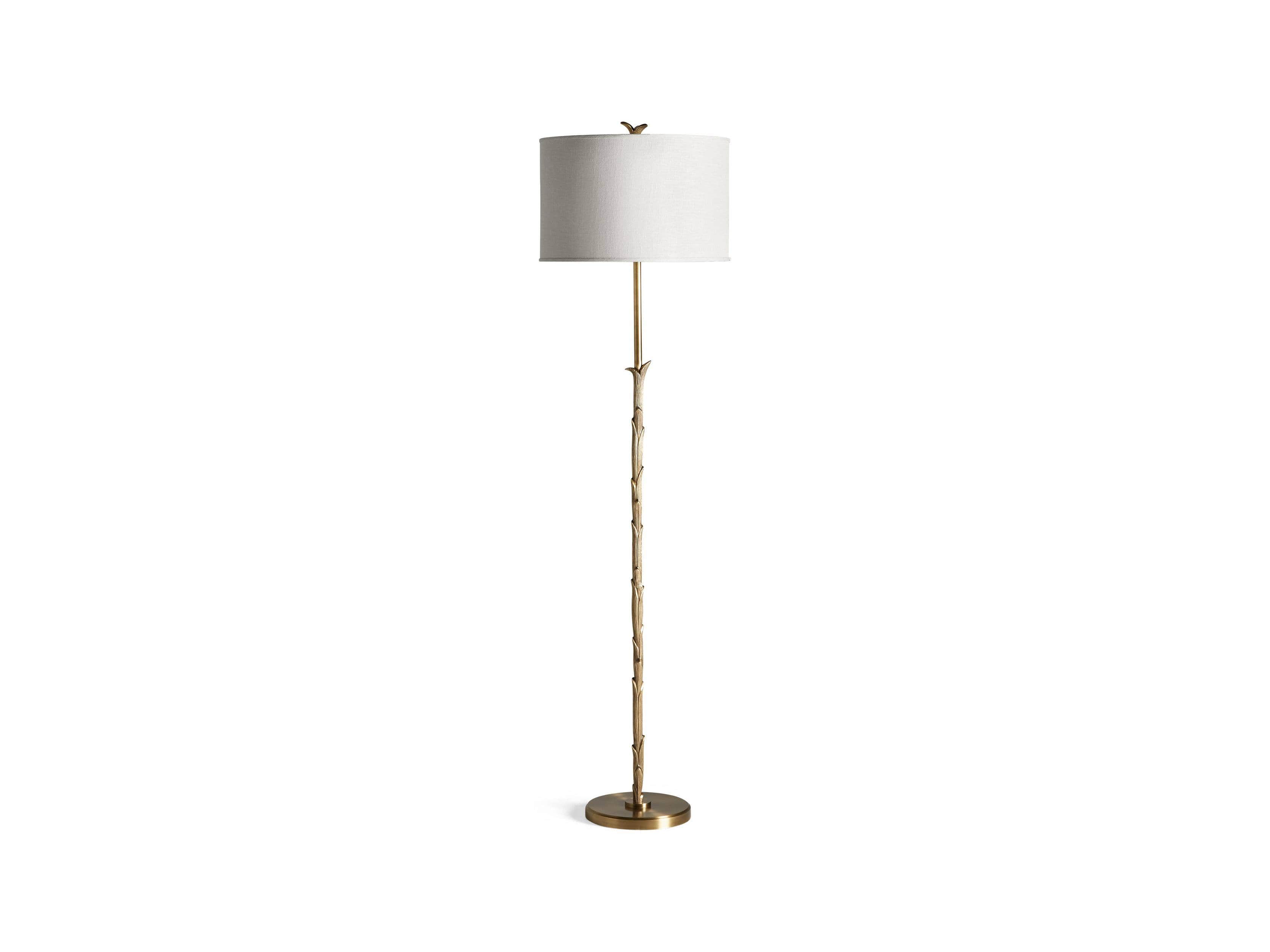 Flora 17" Floor Lamp with Ivory Shade, slide 4 of 6