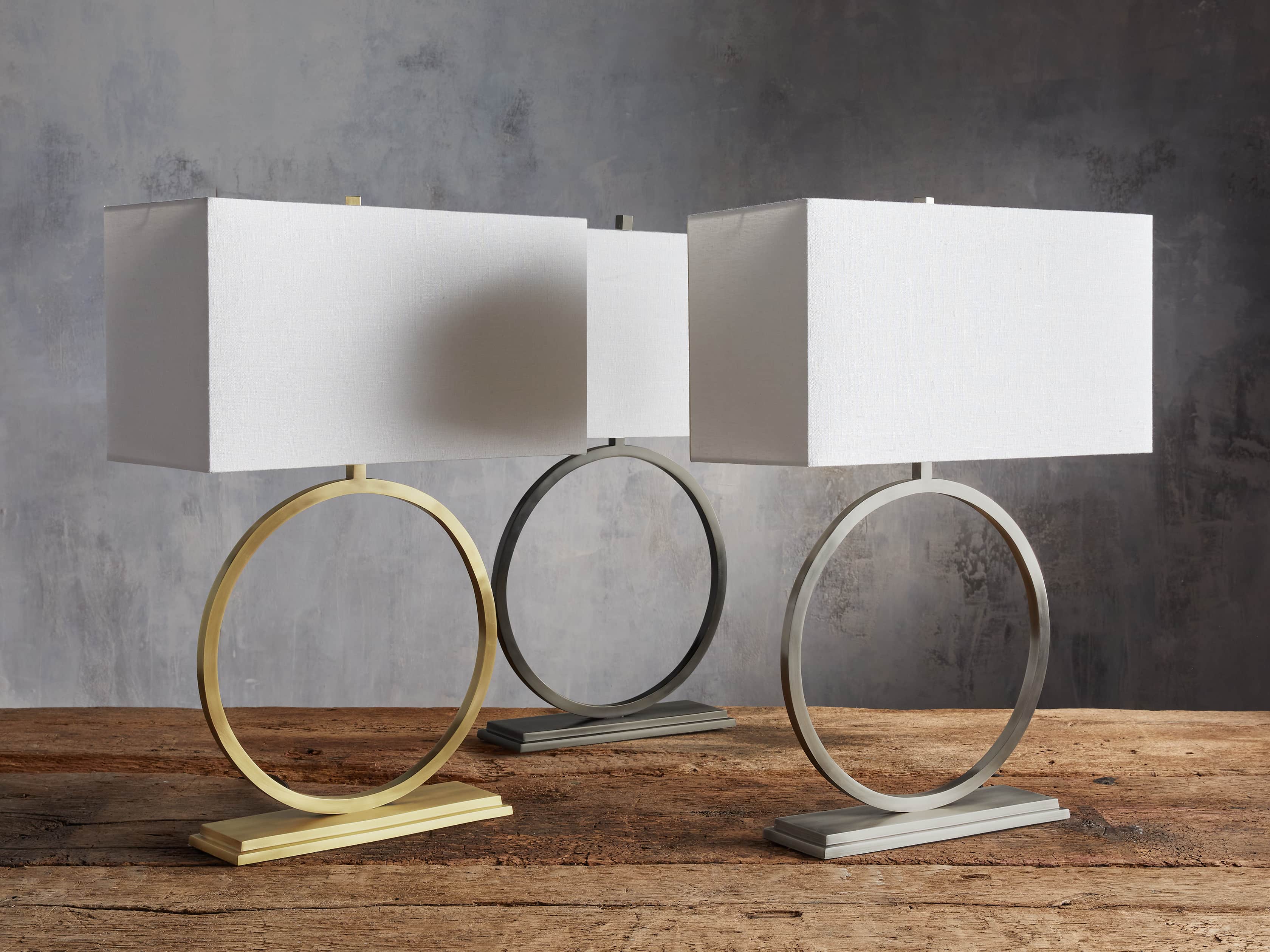 Rhys Table Lamp in Brass, slide 6 of 8