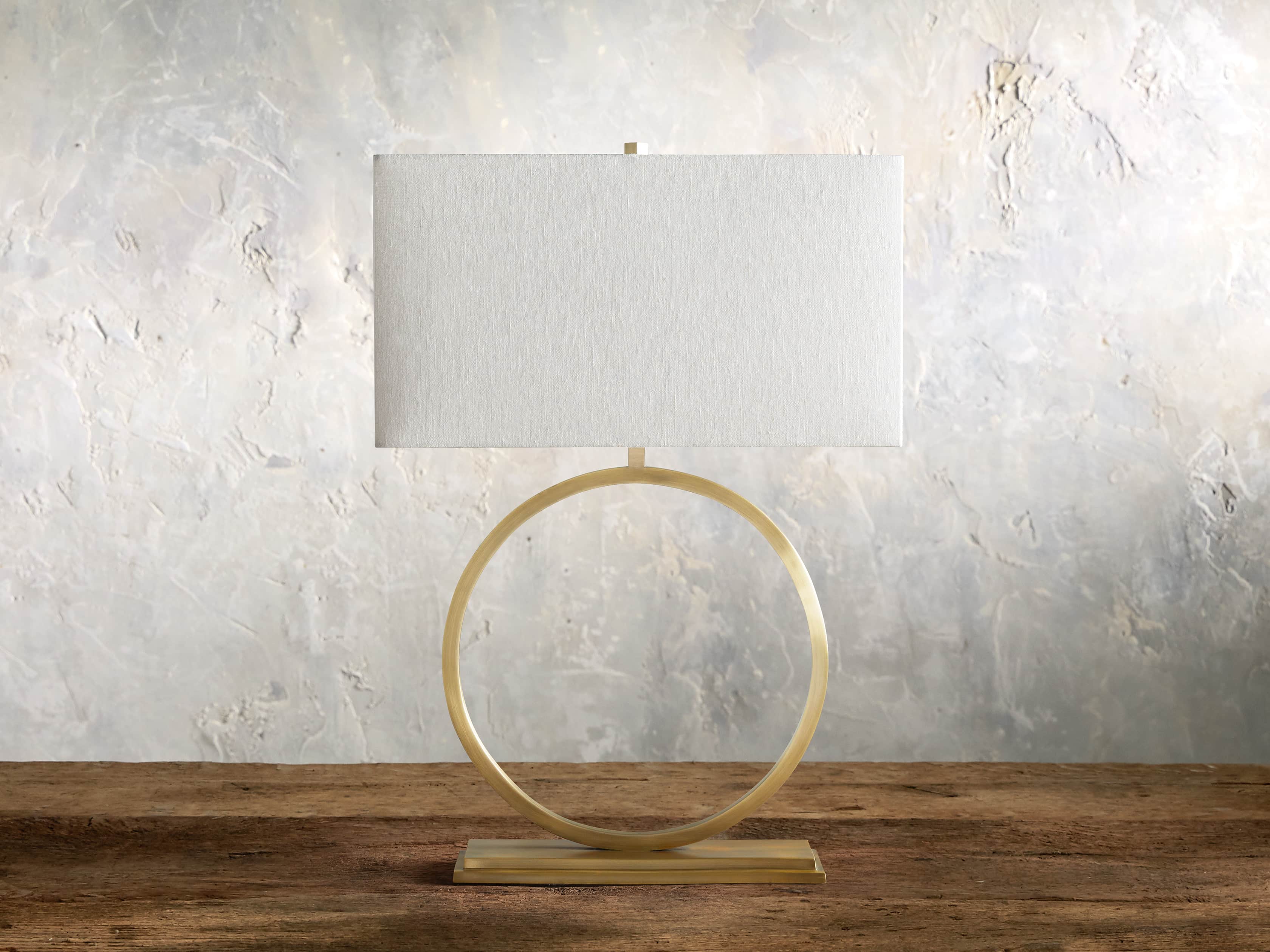 Rhys Table Lamp in Brass, slide 2 of 8