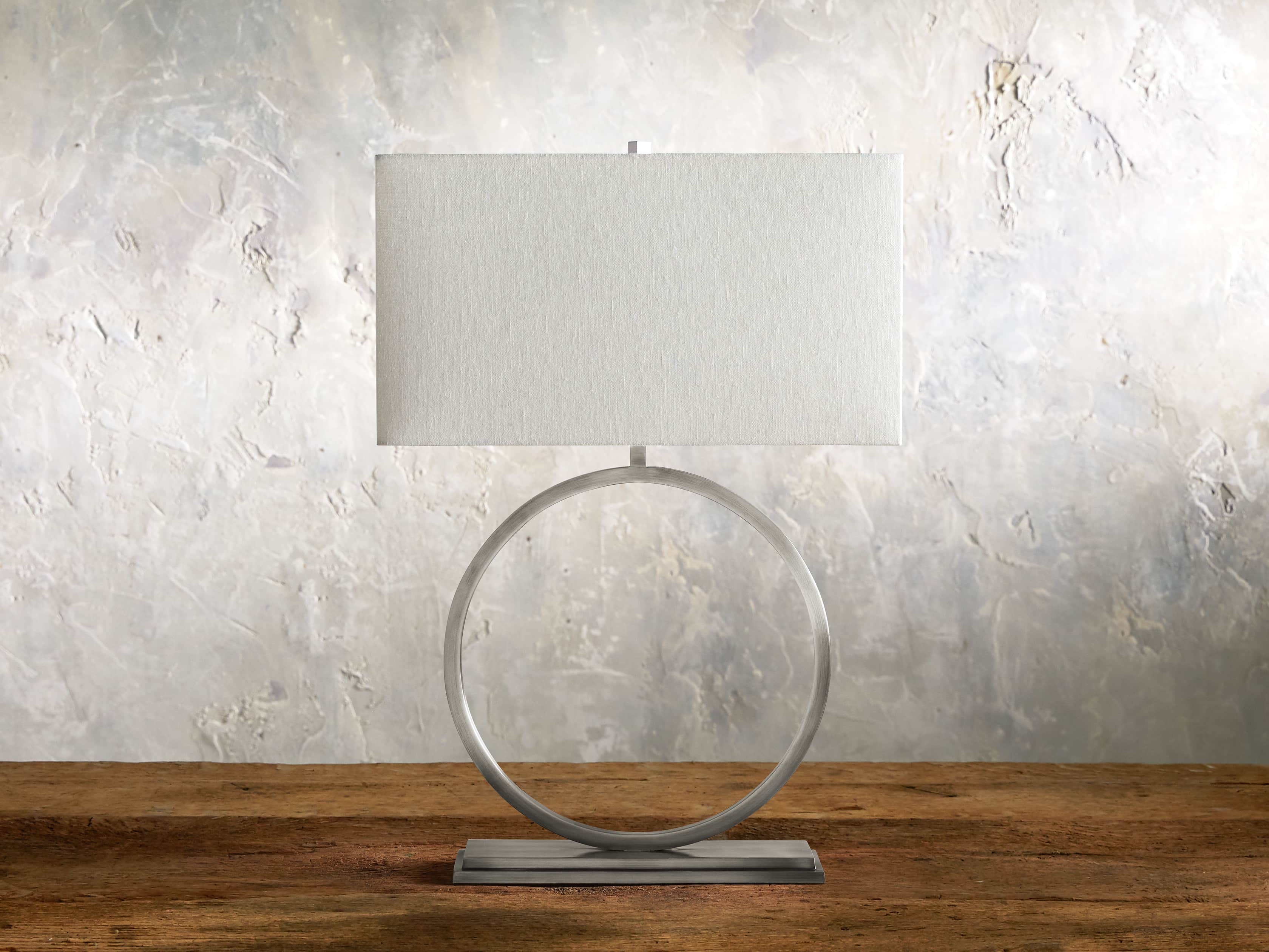 Rhys Table Lamp in Antique Nickel, slide 2 of 7