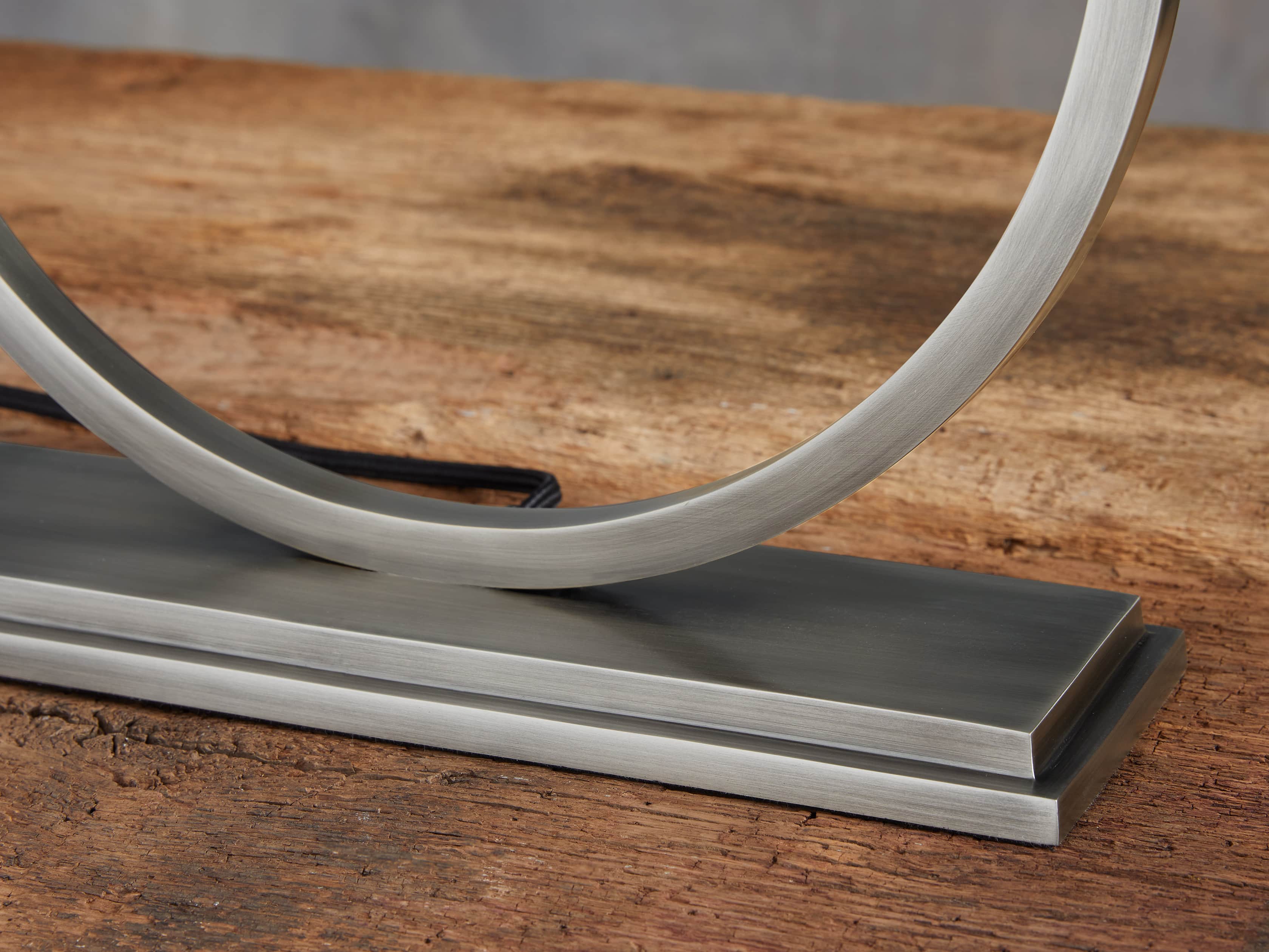 Rhys Table Lamp in Antique Nickel, slide 3 of 7