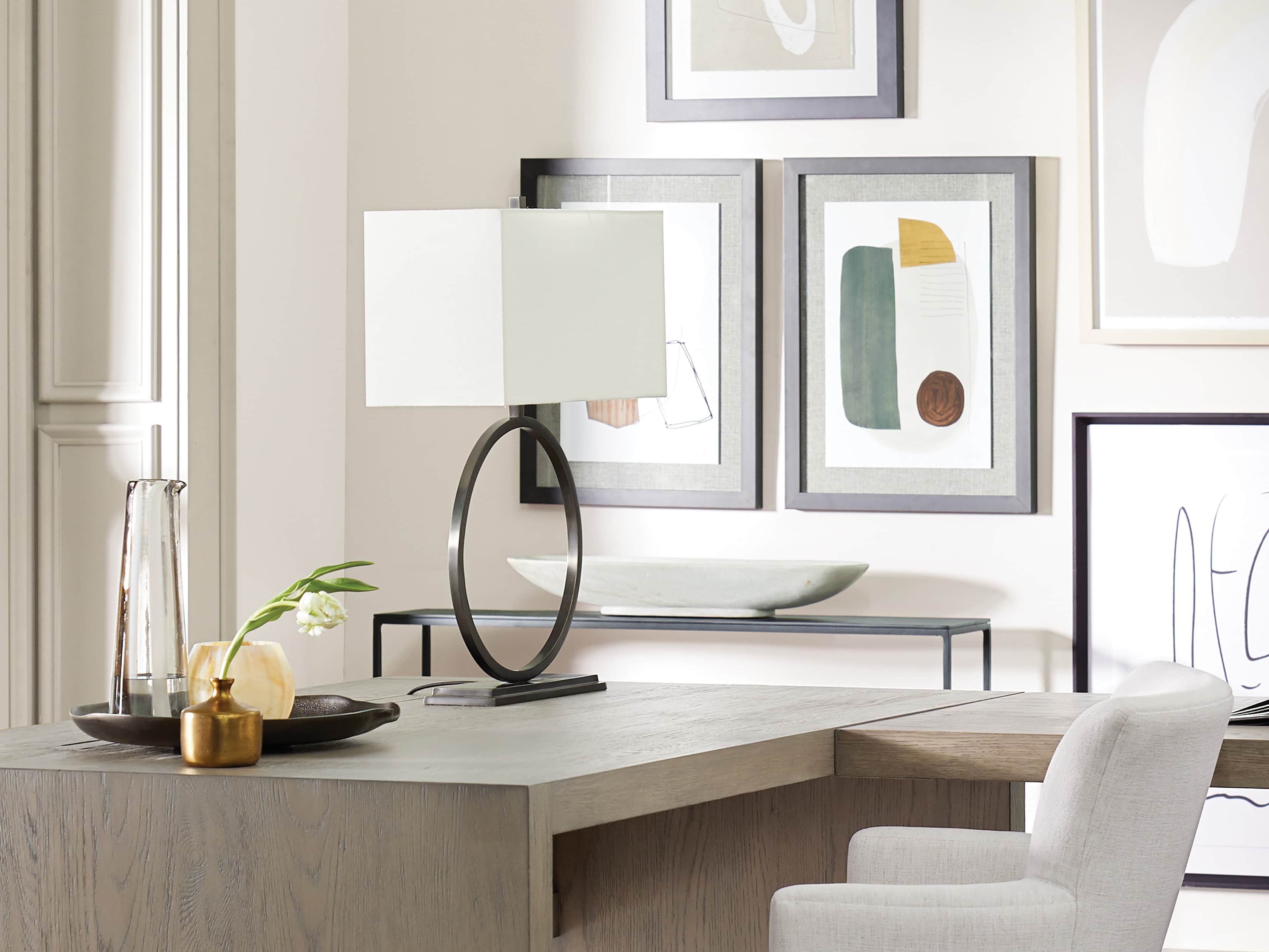 Rhys Table Lamp in Oil-Rubbed Bronze, slide 7 of 8