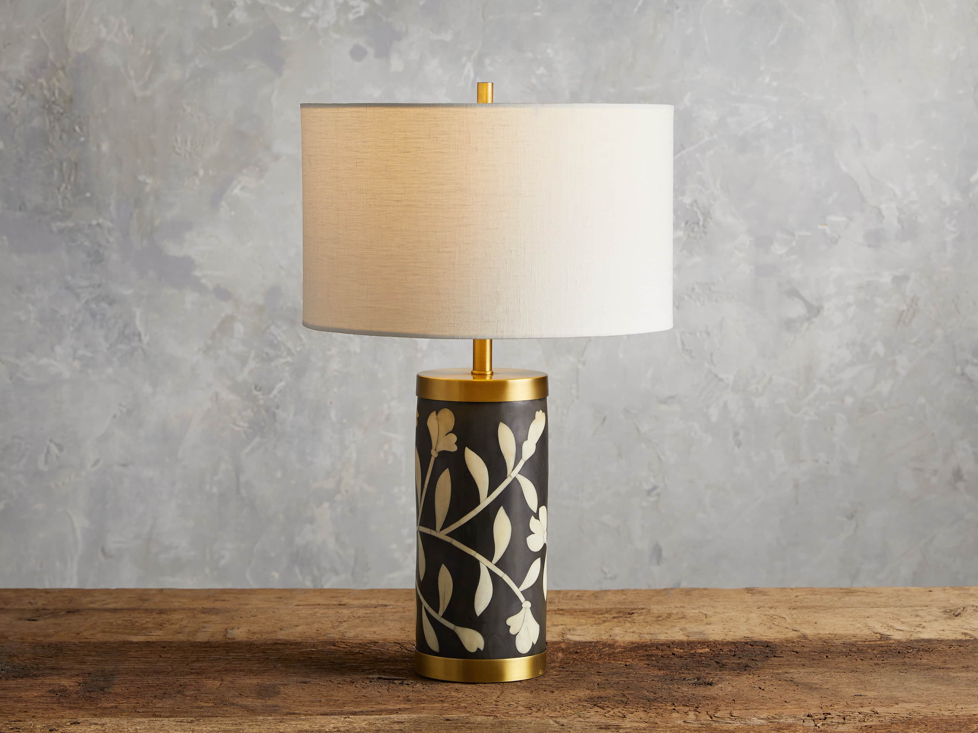Divya Table Lamp in Black, slide 1 of 4