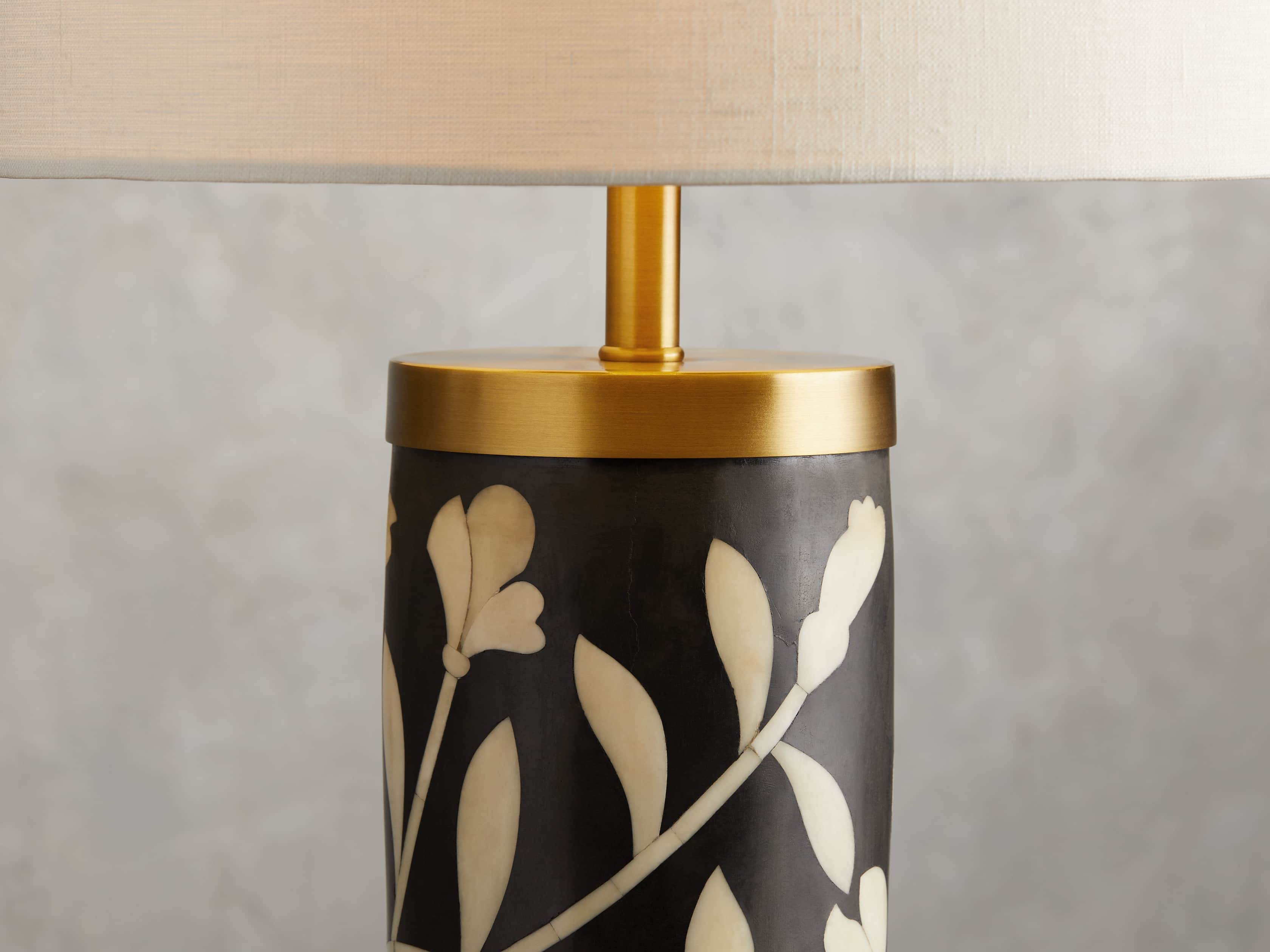 Divya Table Lamp in Black, slide 3 of 4