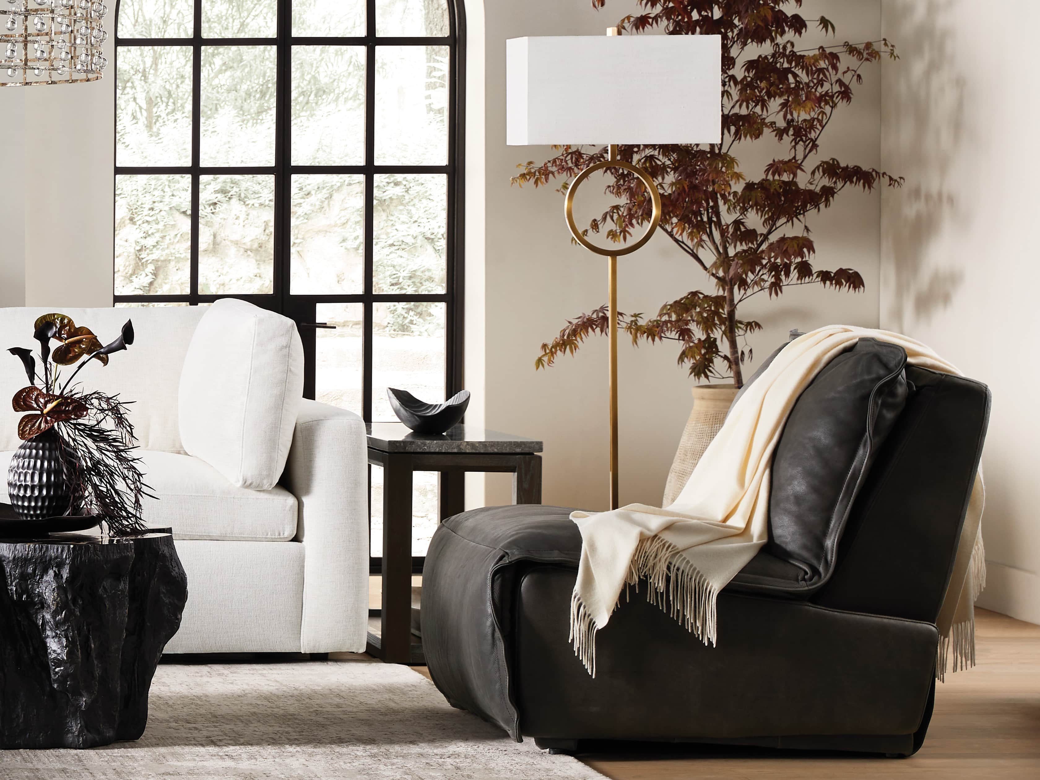 Rhys Brass Floor Lamp, slide 5 of 6