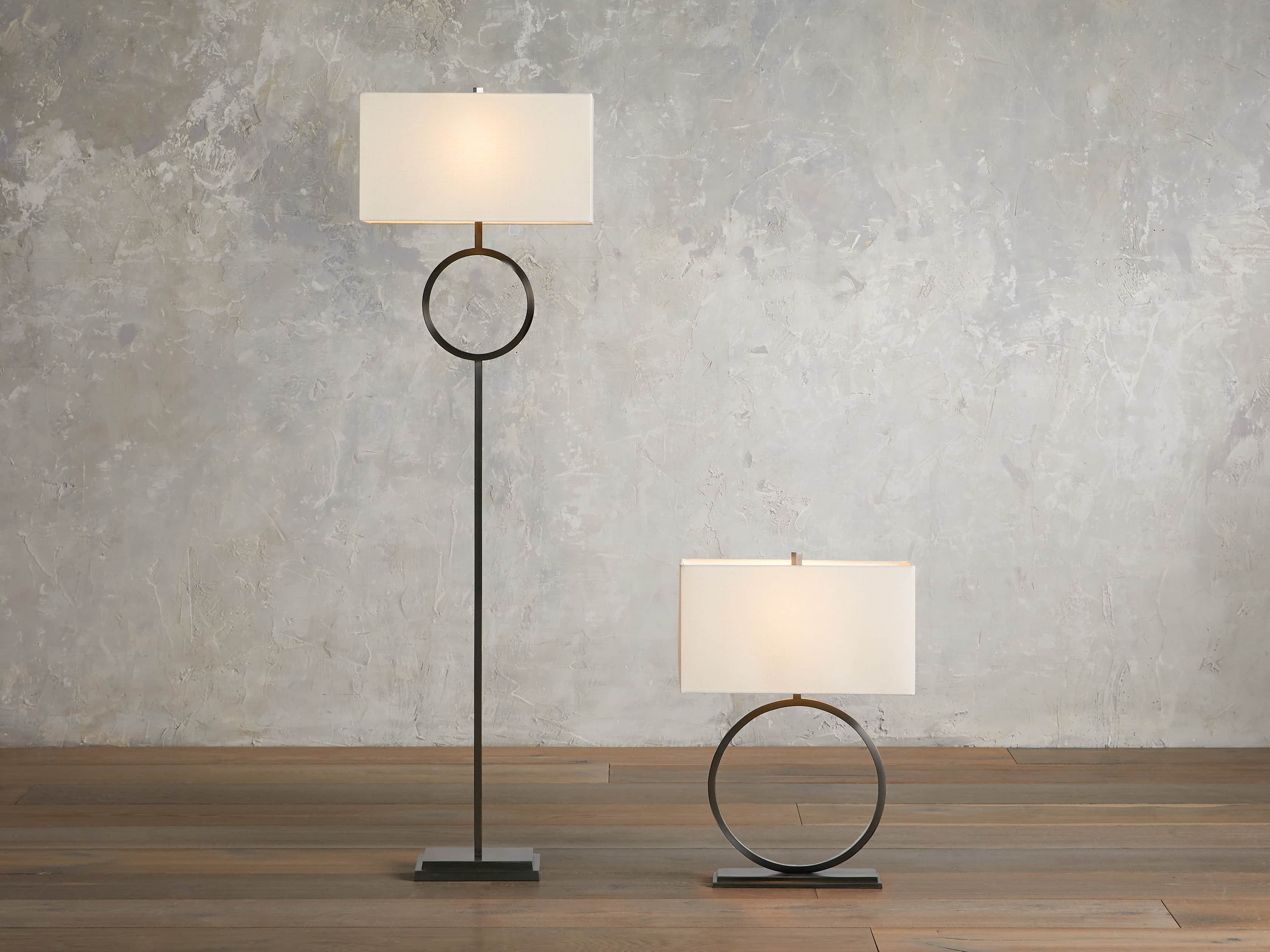 Rhys Bronze Floor Lamp, slide 3 of 5