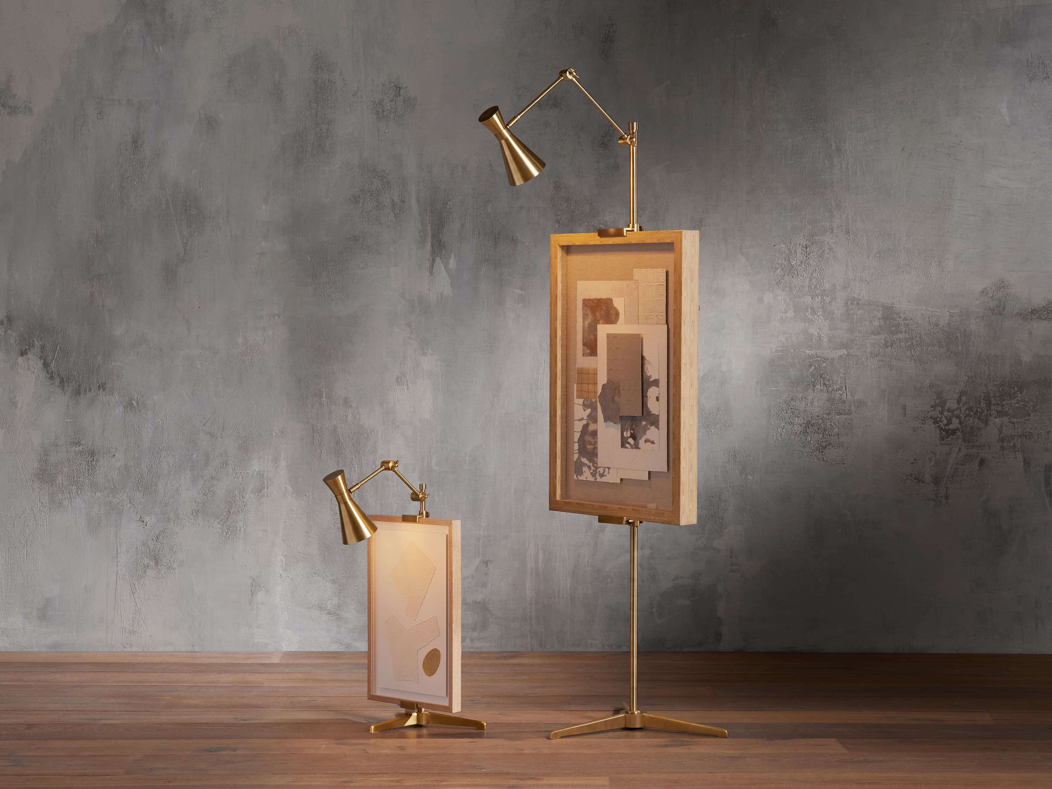 art easel floor lamp