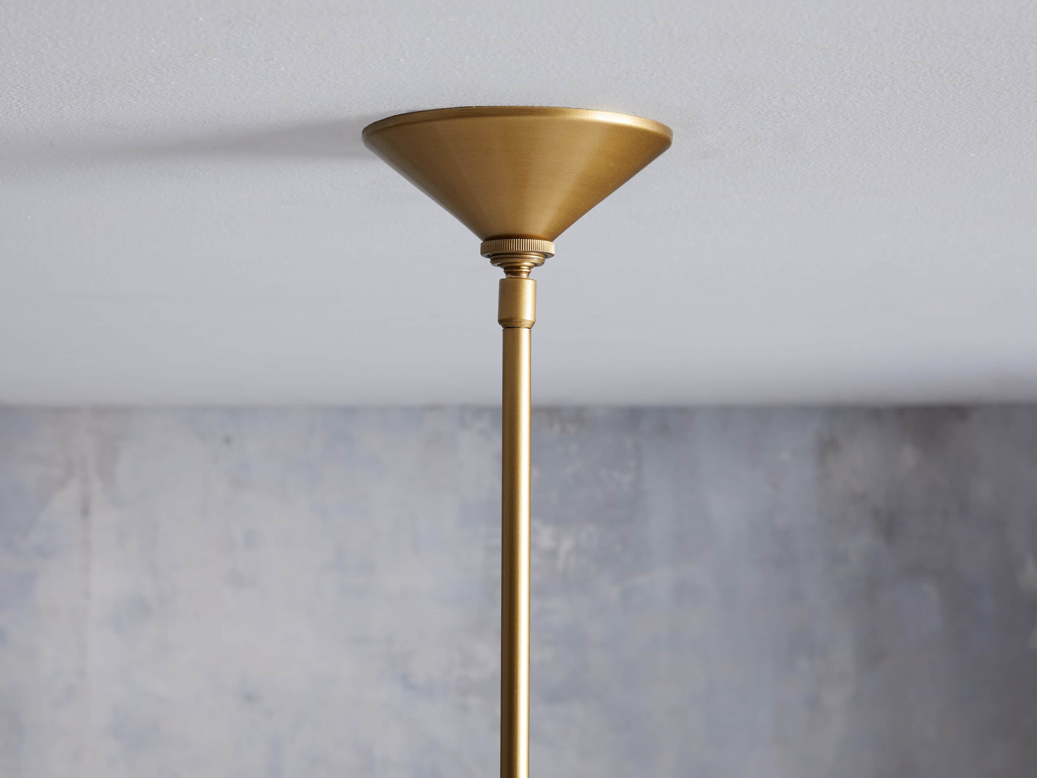 Farrah Rattan Chandelier, slide 4 of 7