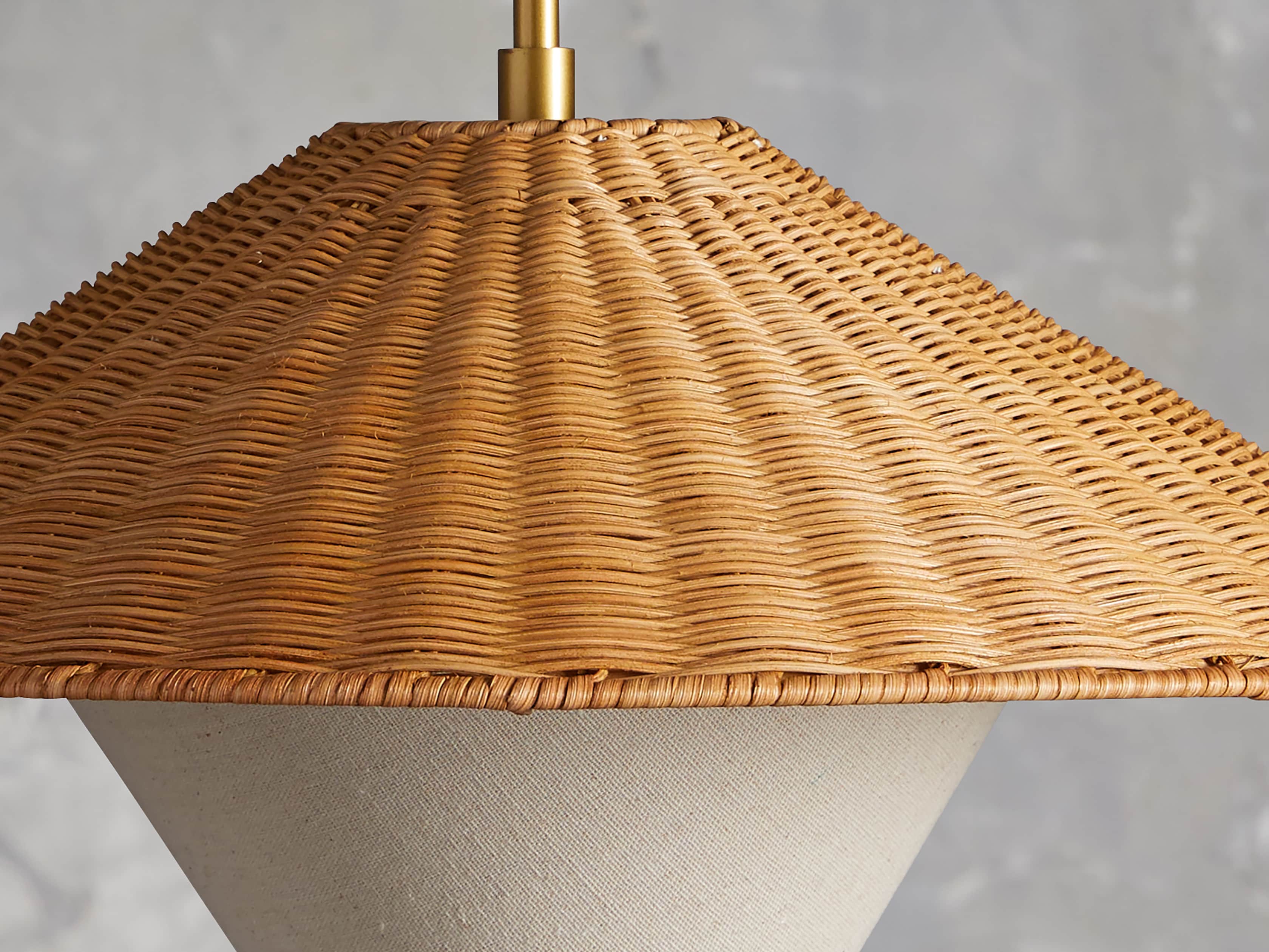 Farrah Rattan Pendant, slide 3 of 6
