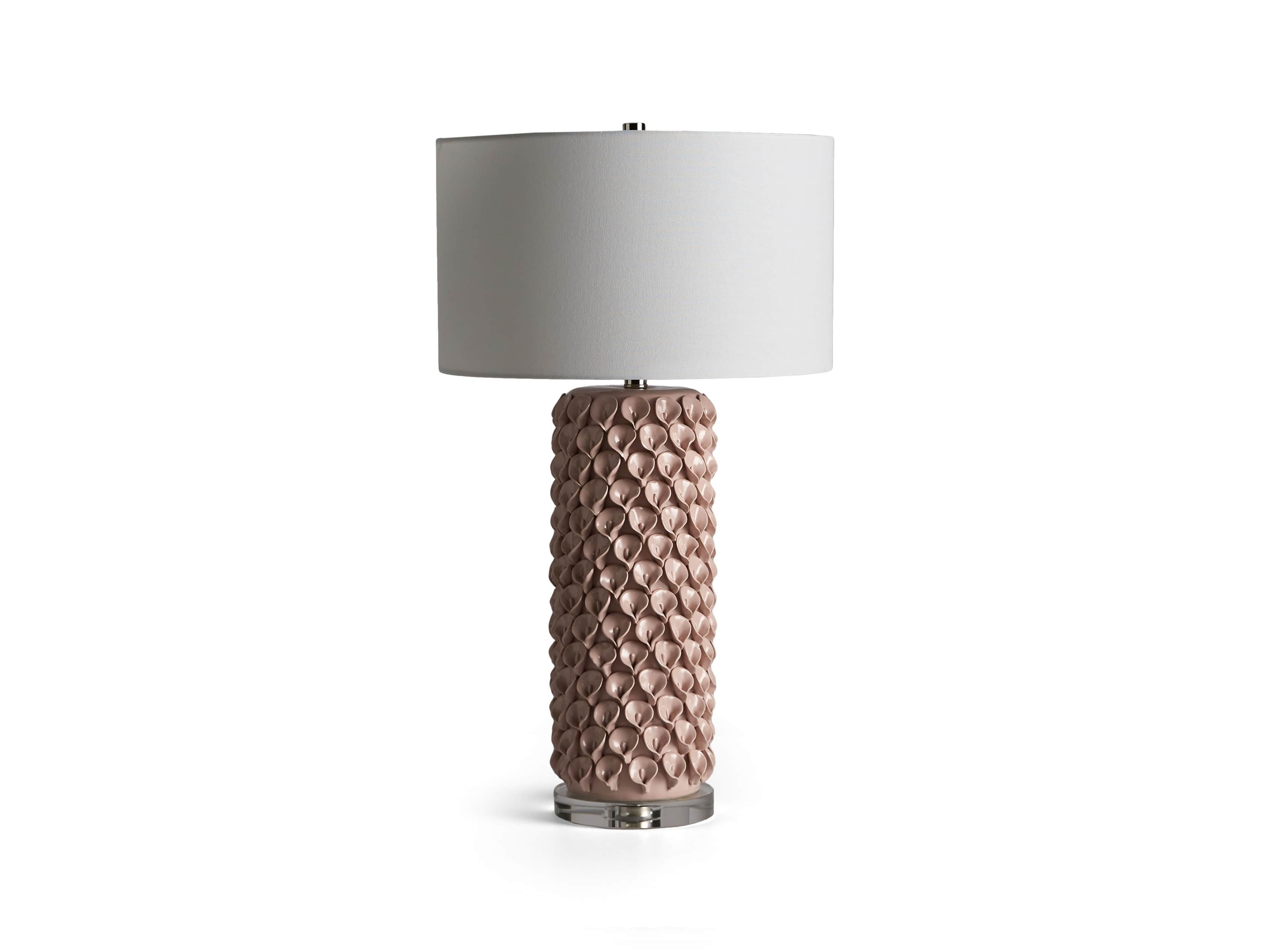 Pink Lily Table Lamp