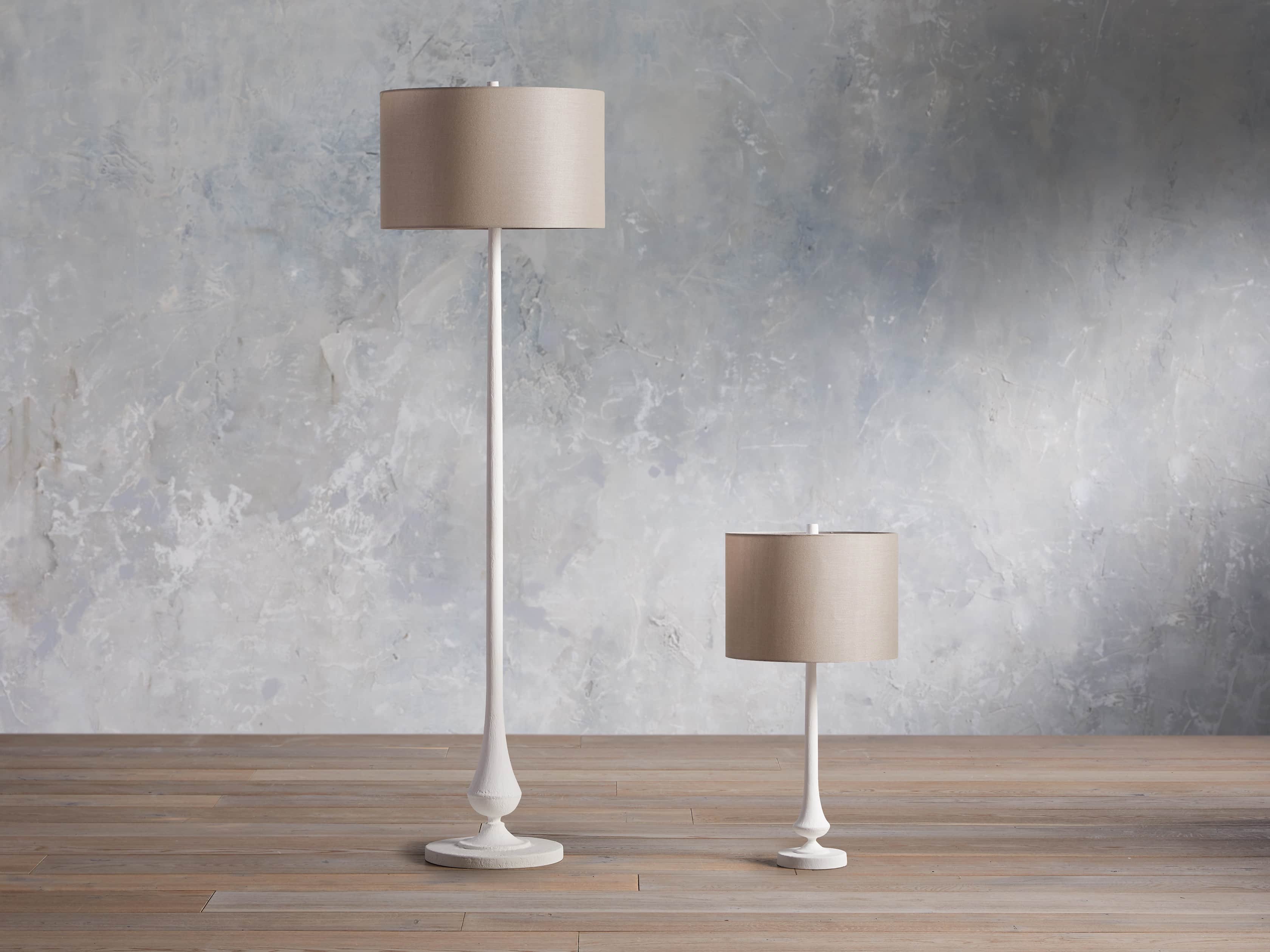 Sutherlin Gesso Floor Lamp, slide 4 of 6