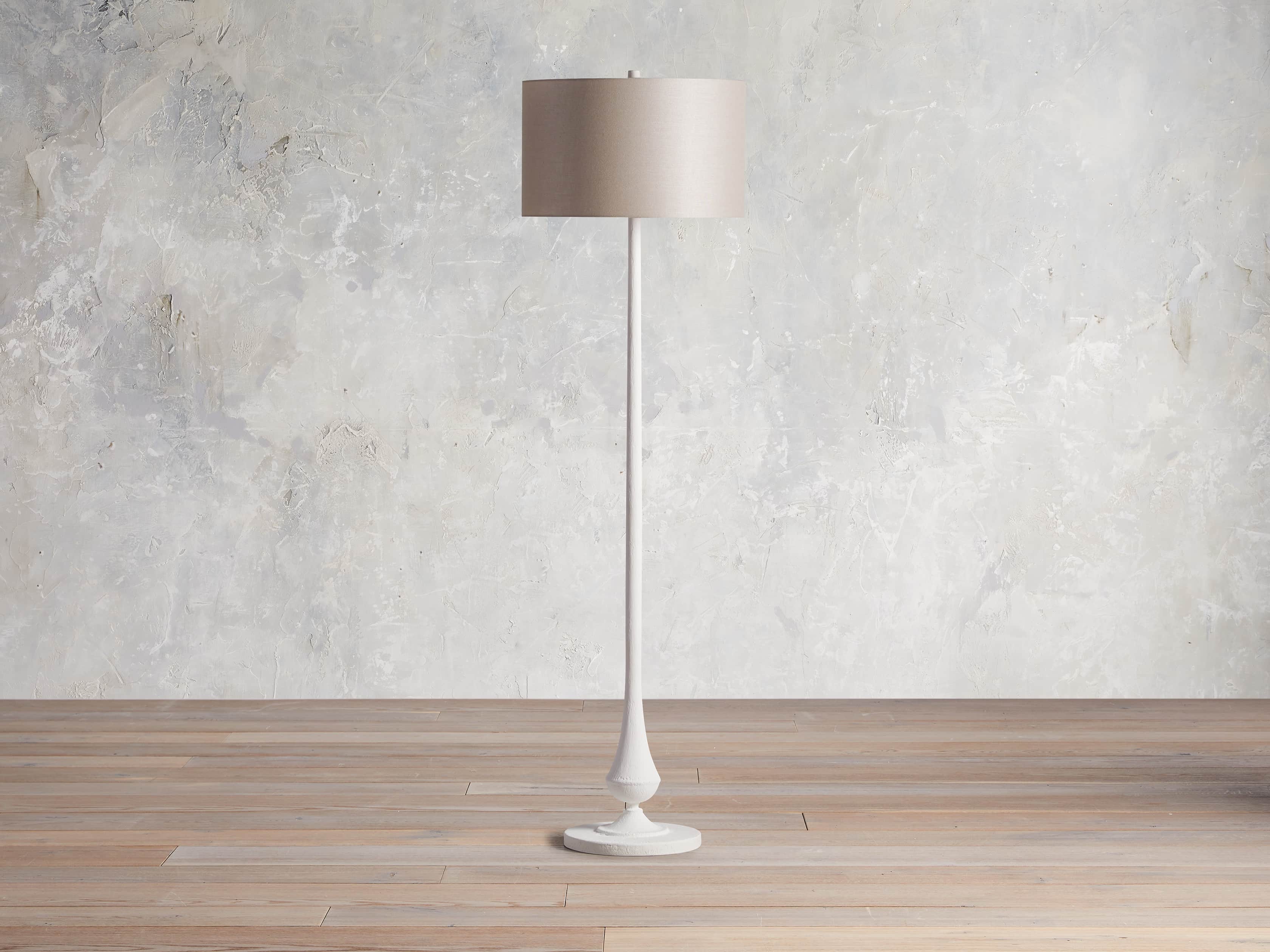 Sutherlin Gesso Floor Lamp, slide 2 of 6