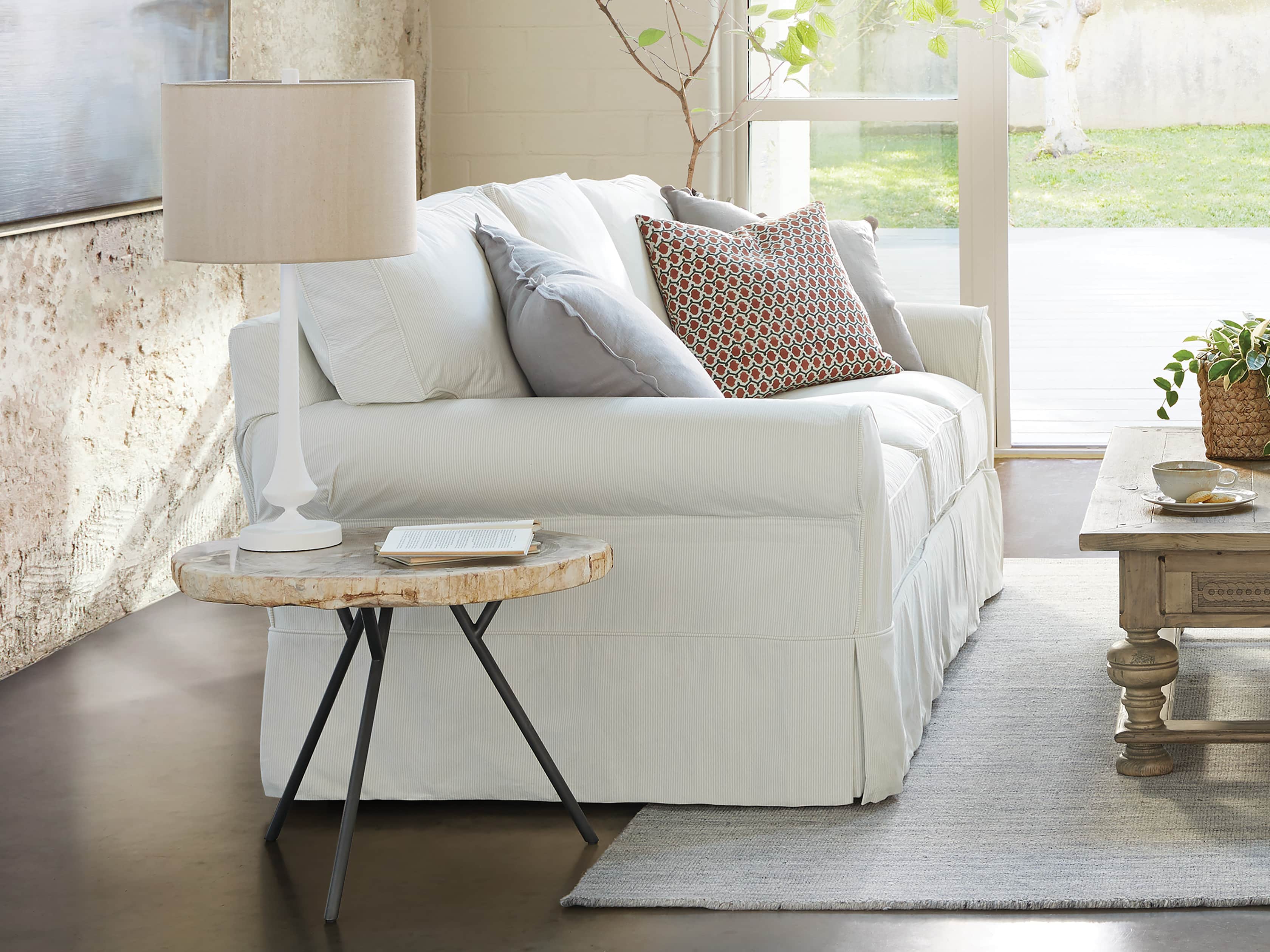 Sutherlin Gesso Table Lamp, slide 7 of 7
