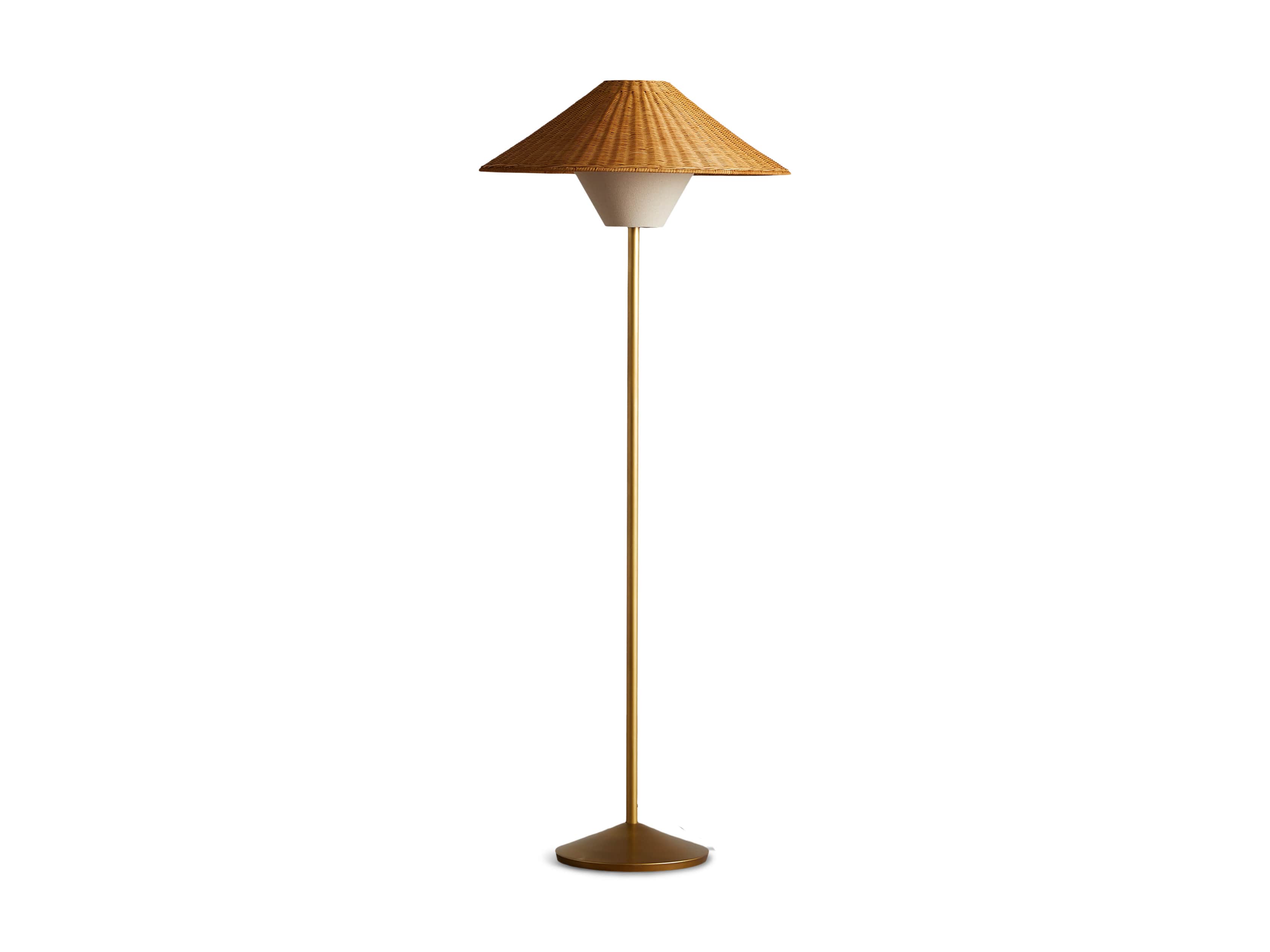 Farrah Rattan Floor Lamp, slide 6 of 6