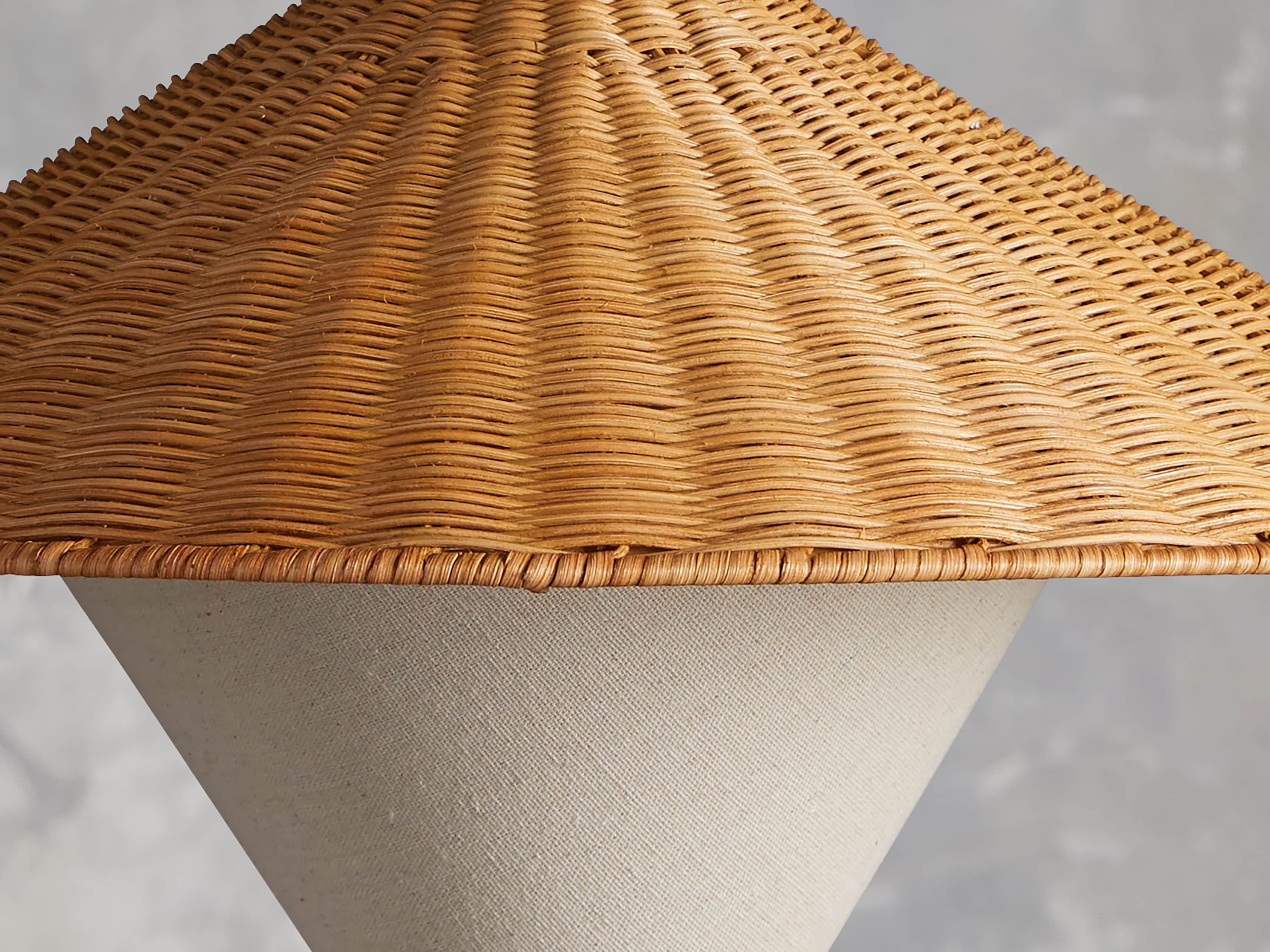 Farrah Rattan Floor Lamp, slide 4 of 6