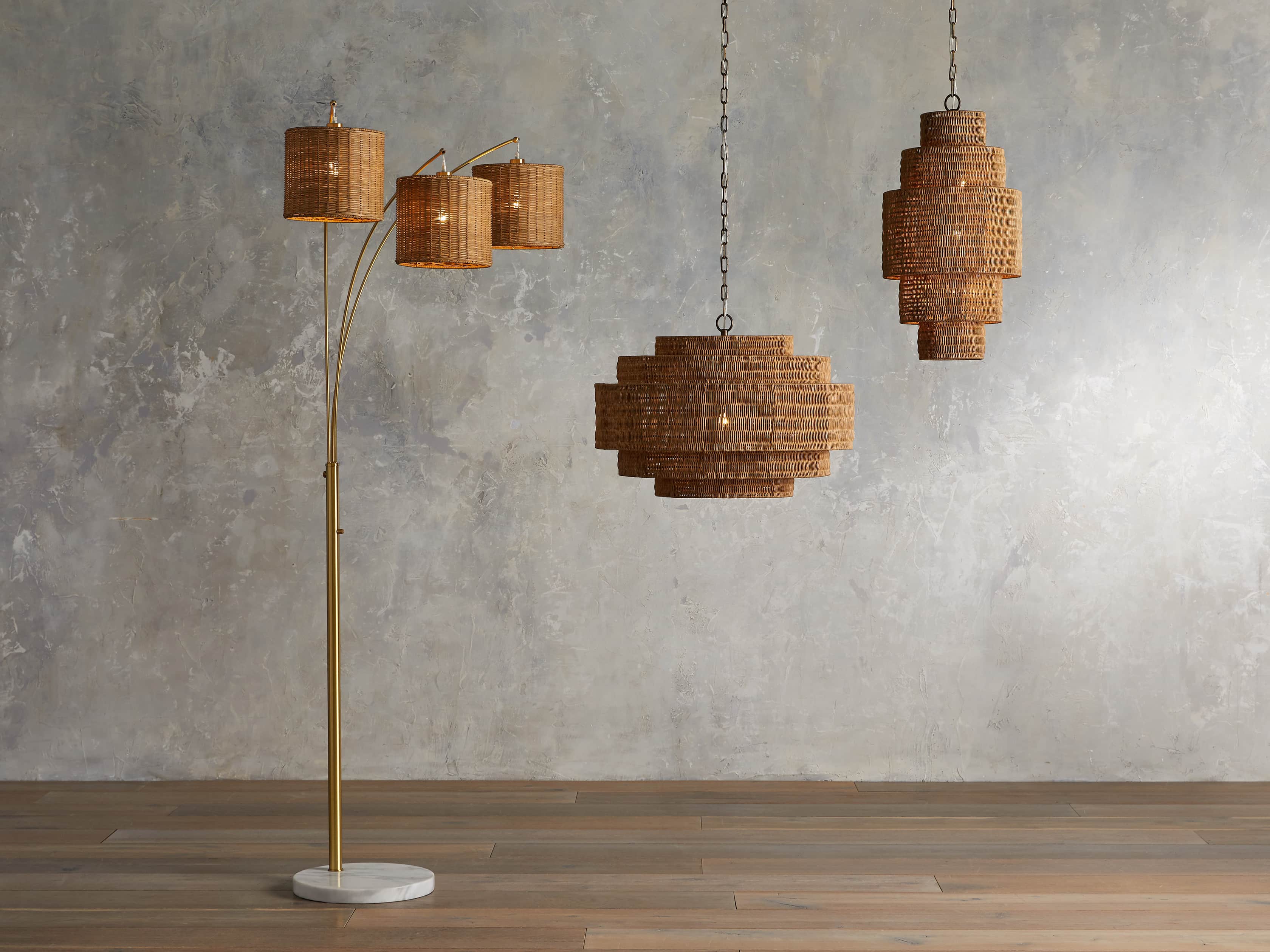 Paloma 3-Arm Floor Lamp, slide 3 of 5