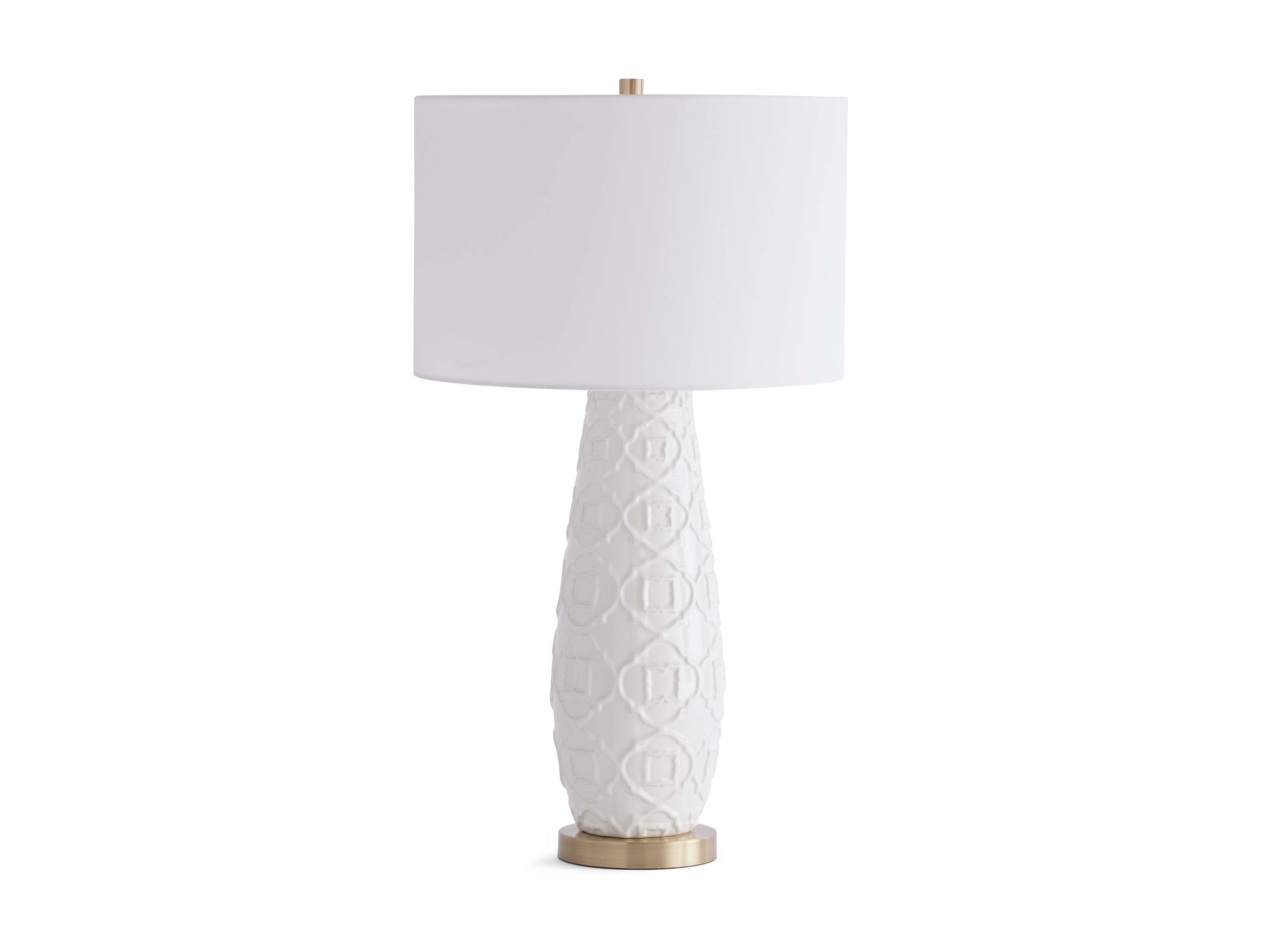Laurel Ceramic Table Lamp in Cream
