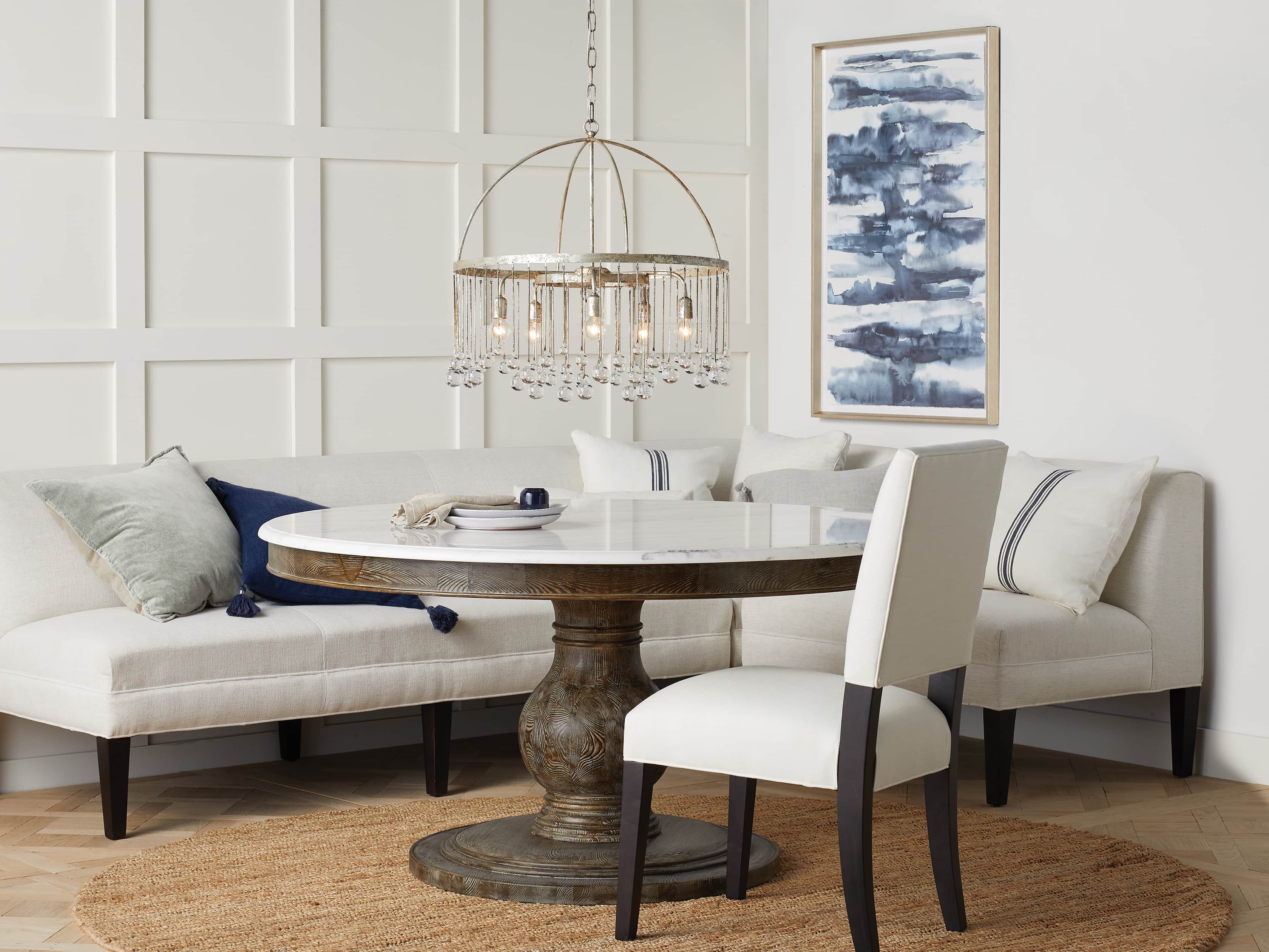 Aubrey Five Light Chandelier in Silver, slide 6 of 8
