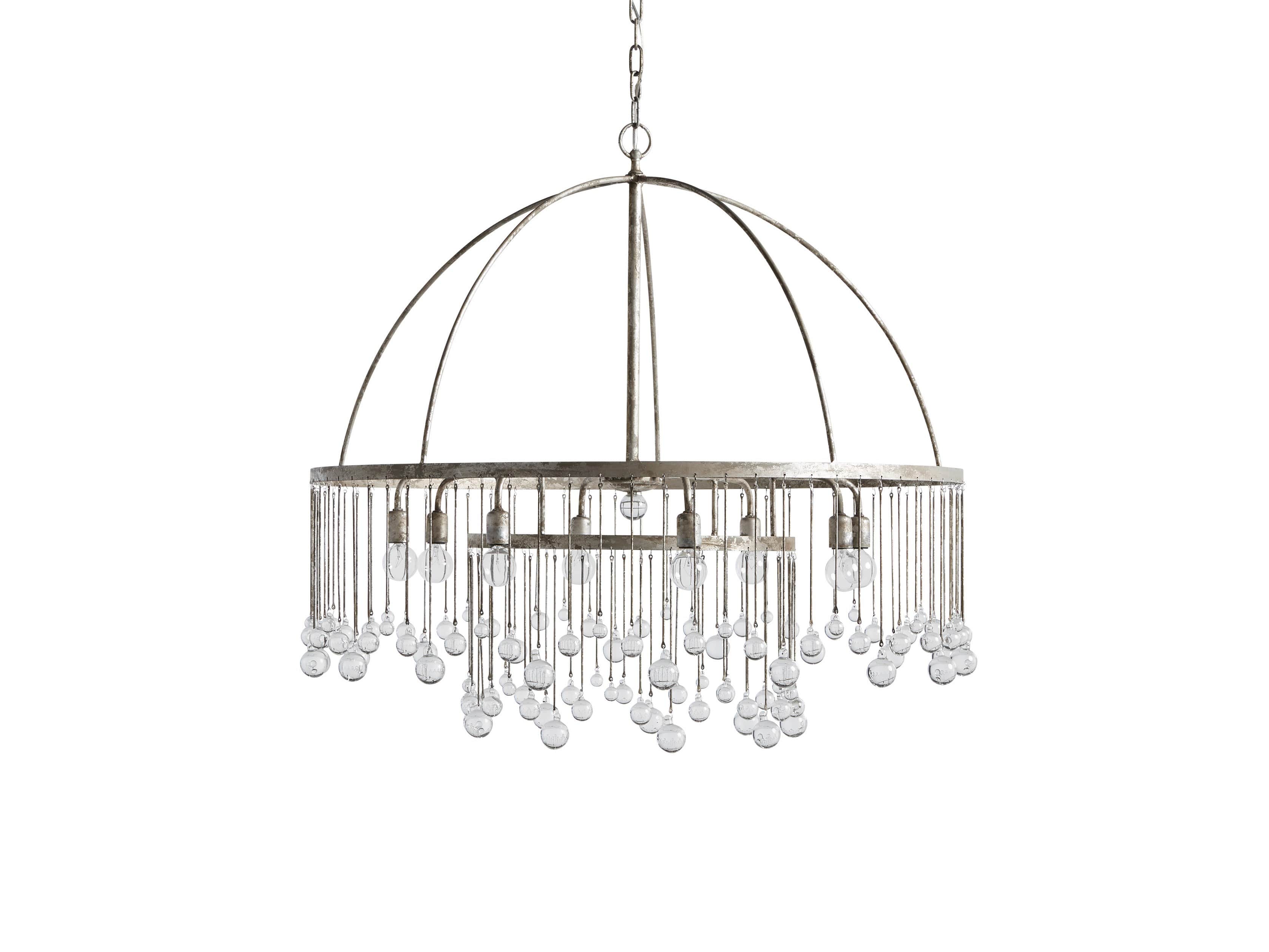 Aubrey 8 Light Chandelier in Silver, slide 5 of 7